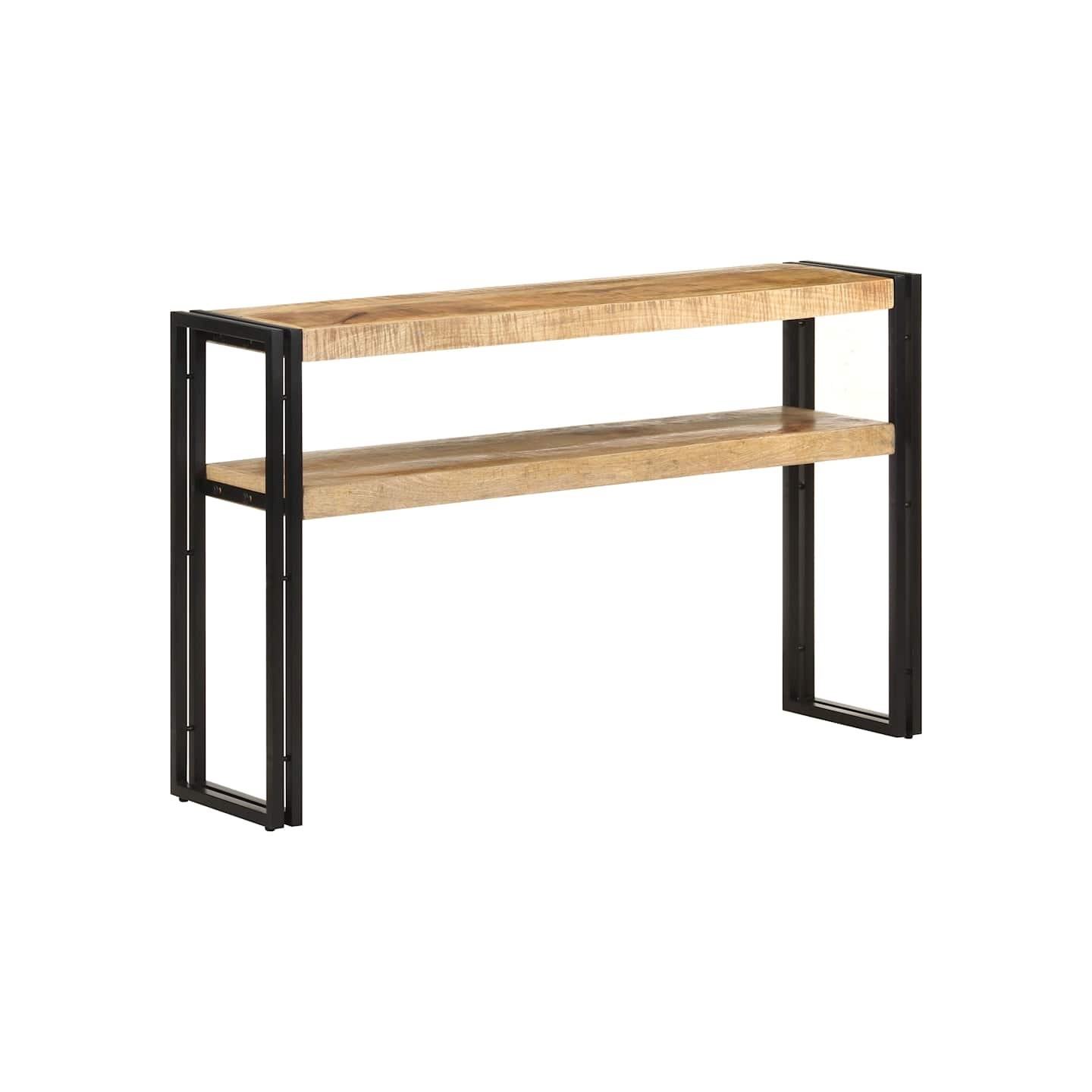 Table console 120x30x75 cm Bois de manguier brut