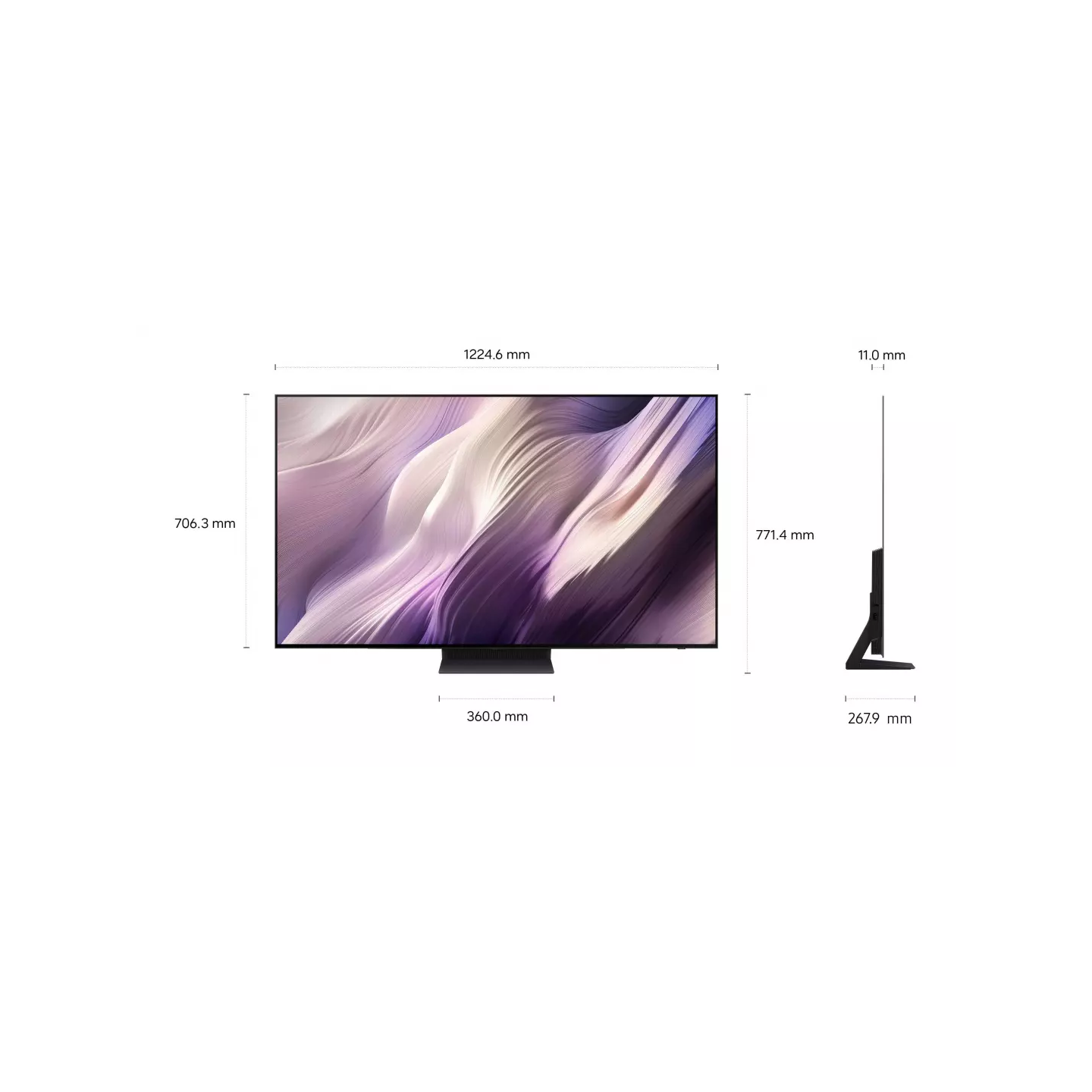 TV OLED Samsung TQ55S95H 55" 4K 165 Hz One Connect | Nimestore