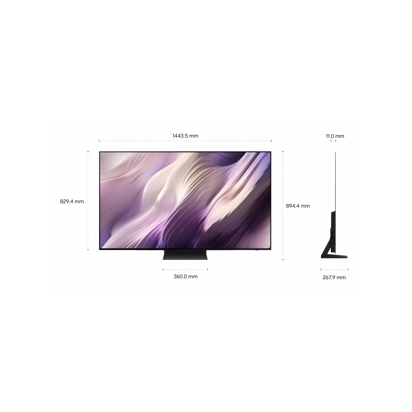 TV OLED Samsung TQ65S95H 65" 4K 165 Hz One Connect | Nimestore