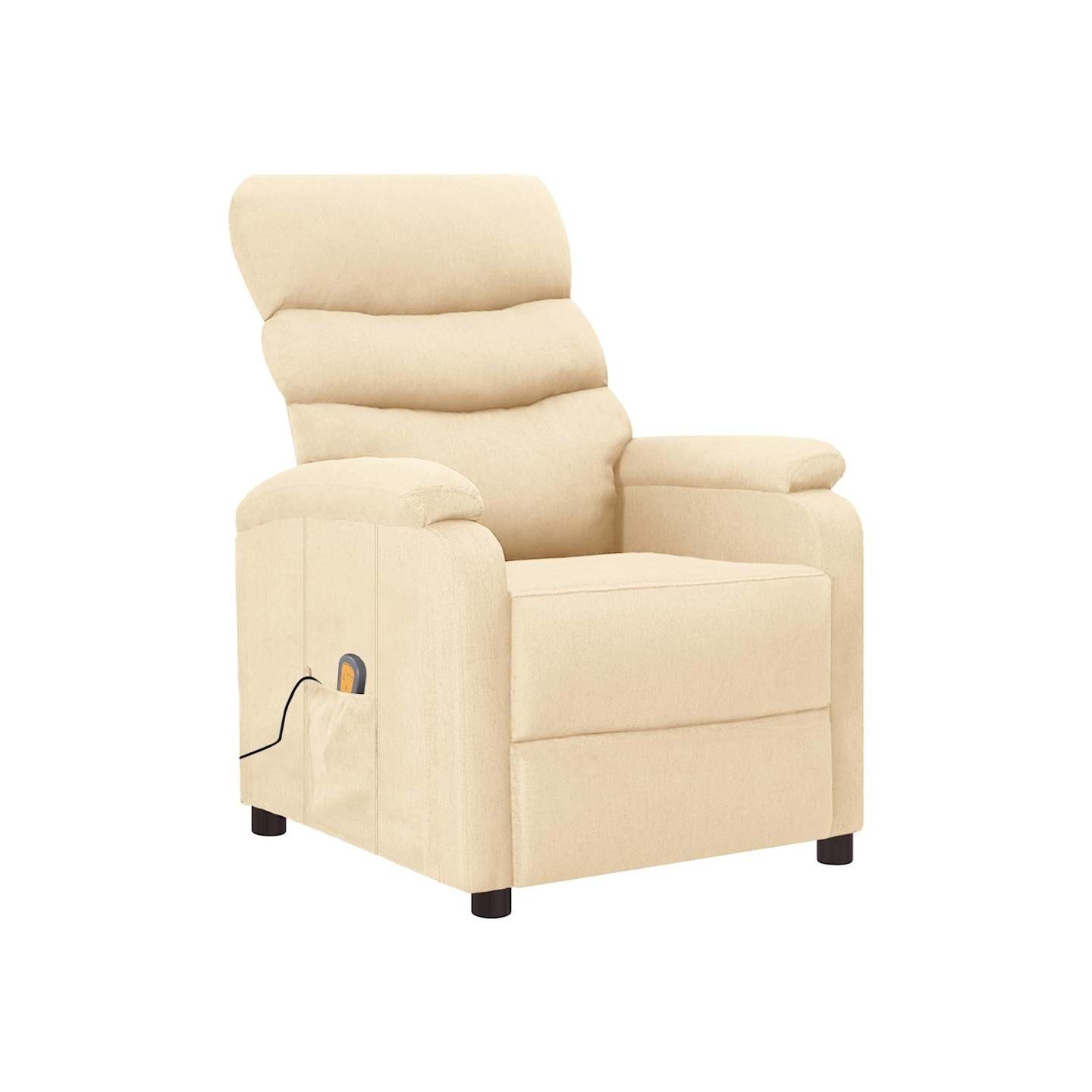 Fauteuil de massage Crème Tissu