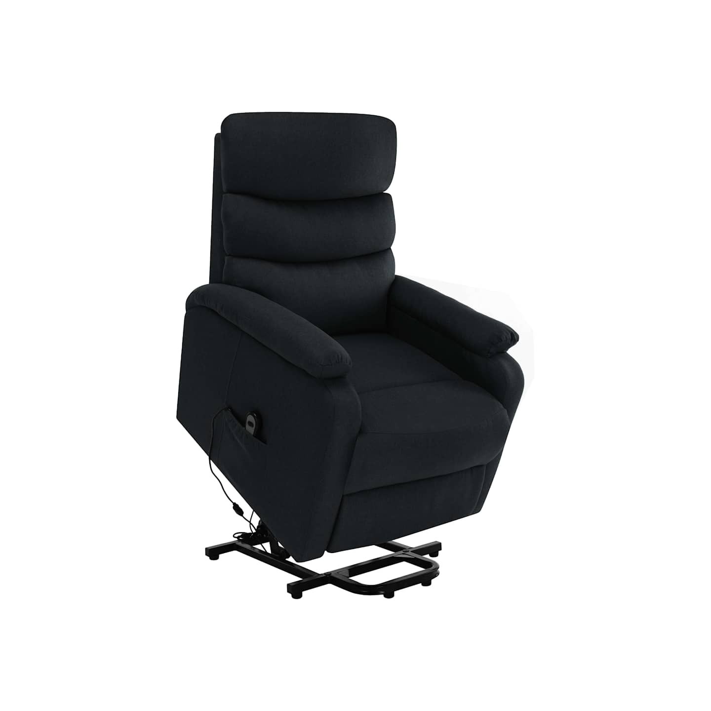 Fauteuil de massage Noir Tissu