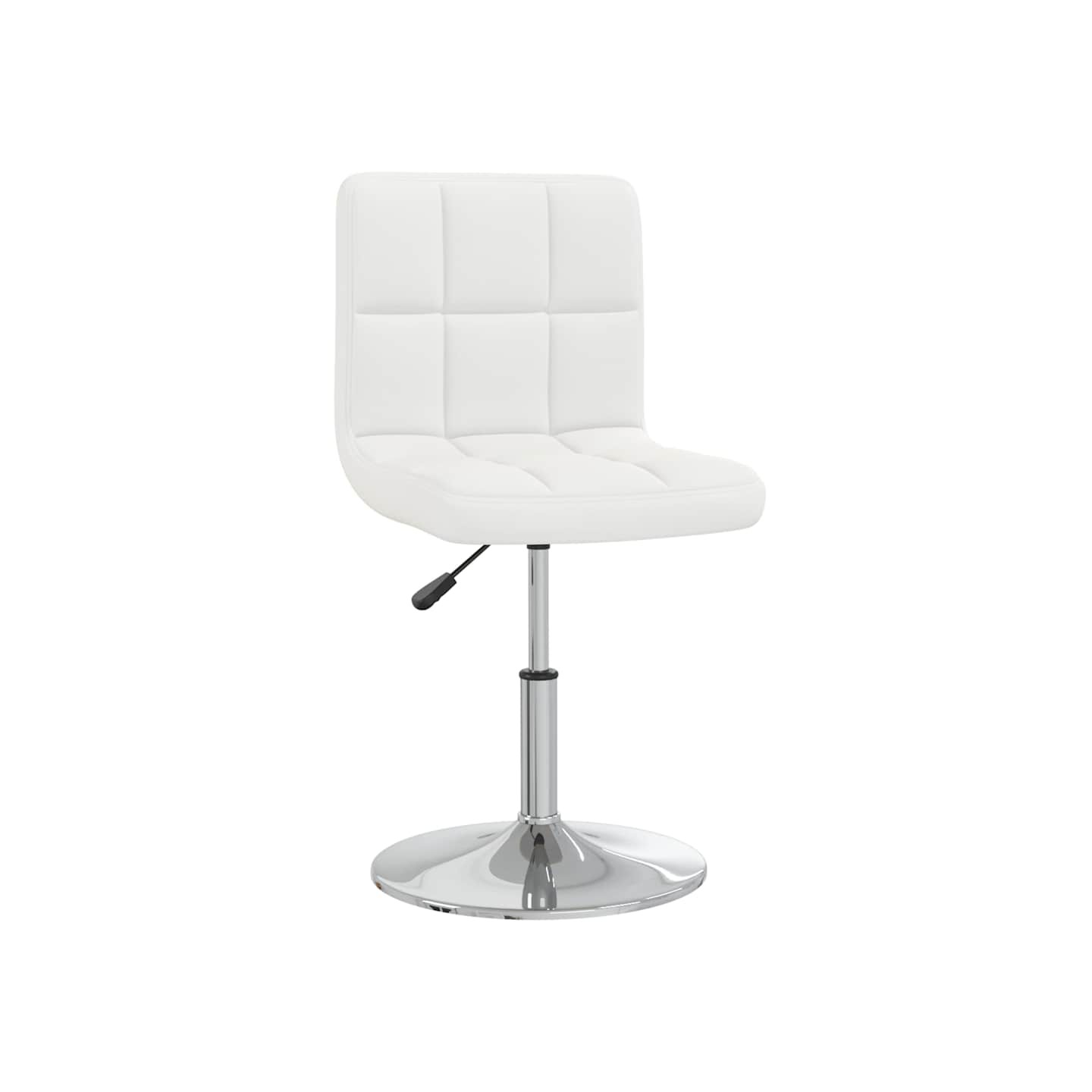 Chaise à manger Blanc Similicuir