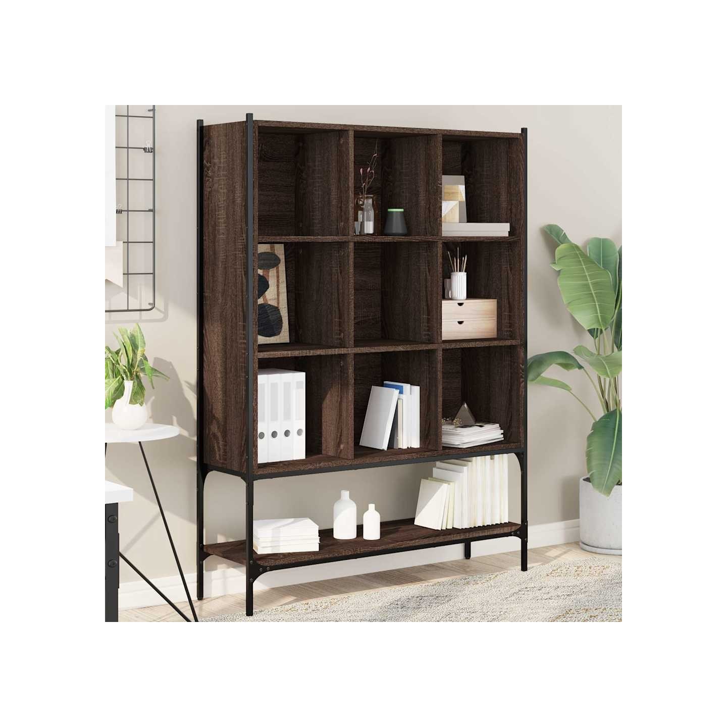 Bookcase 10 niveaux Medium Brown Oak