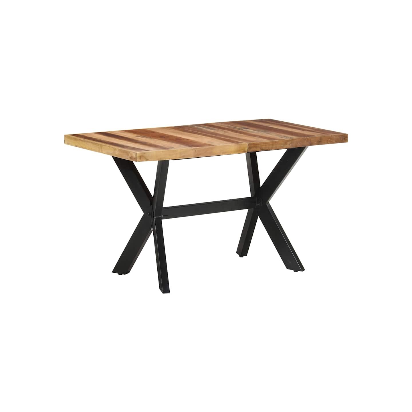 Table de salle à manger 140x70x75 cm Bois avec finition miel