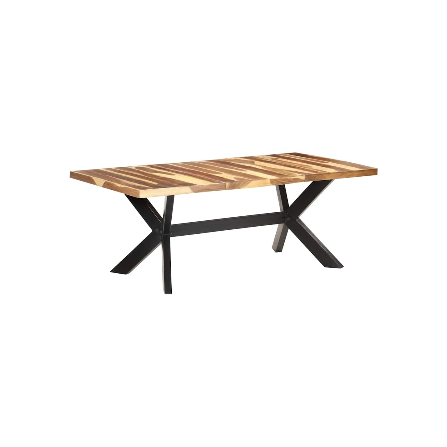 Table de salle à manger 200x100x75 cm Bois avec finition miel