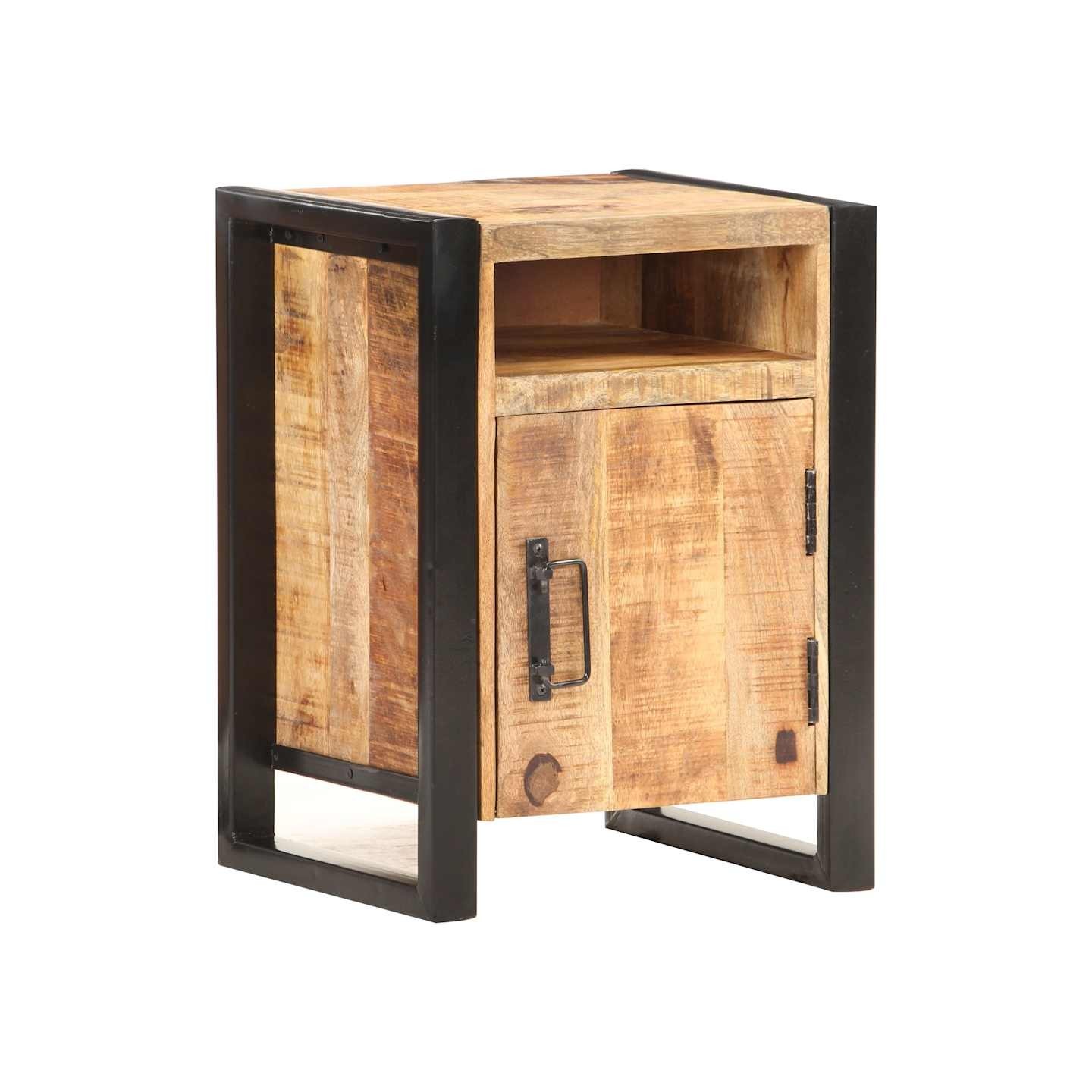 Table de chevet 40x35x55 cm Bois de manguier solide