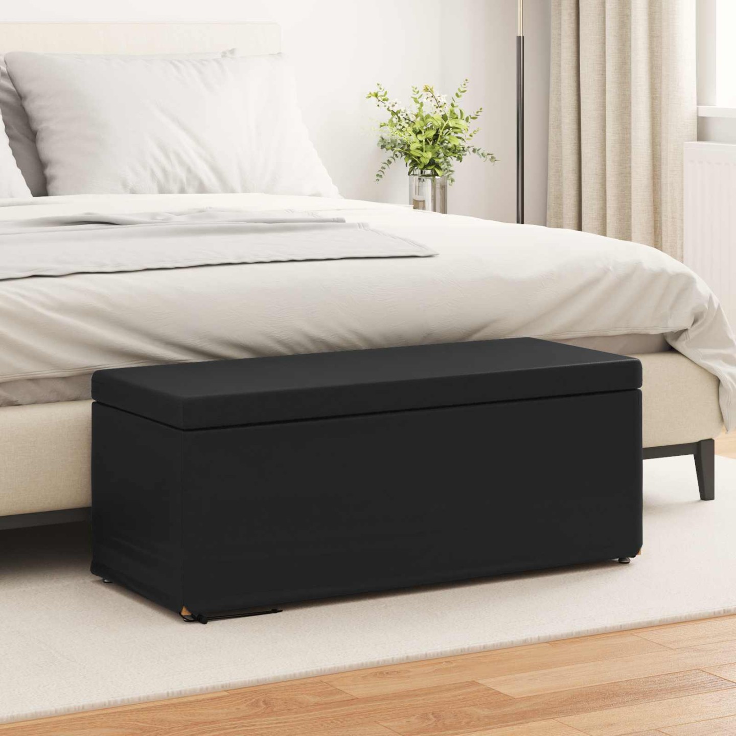 Tabouret Noir 101 x 41 x 40 cm