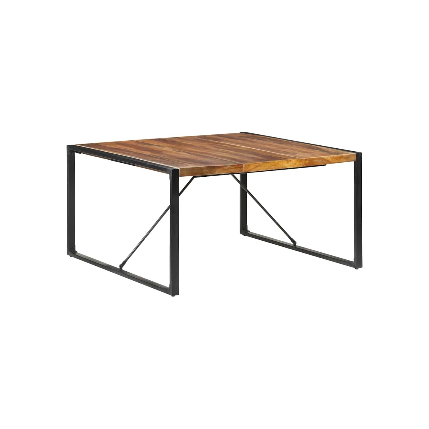 Table à manger 140x140x75 cm bois massif