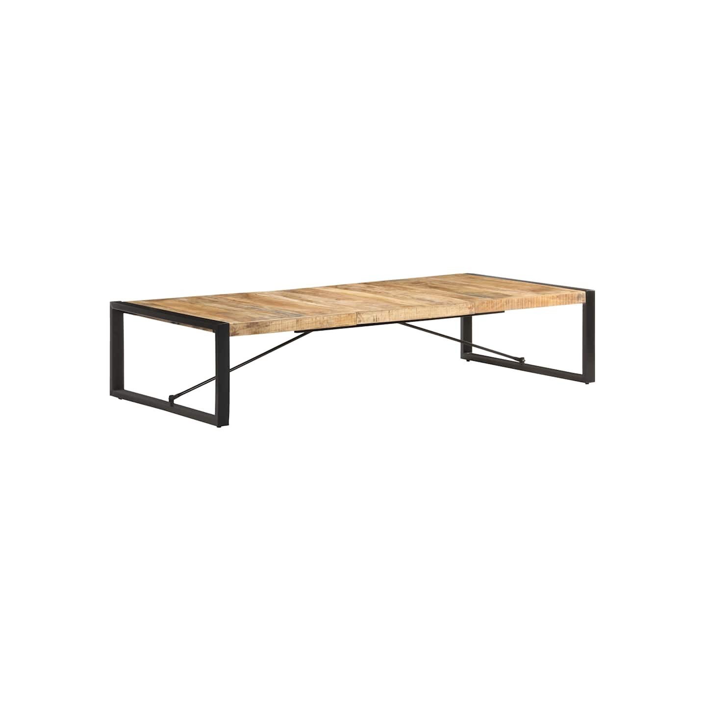 Table basse 180x90x40 cm Bois de manguier brut