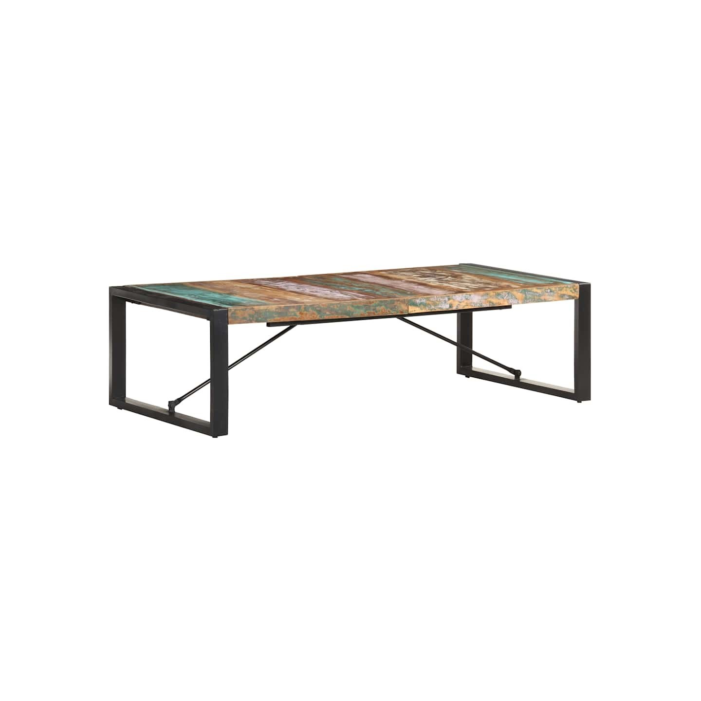 Table basse 140x70x40 cm Bois de récupération solide