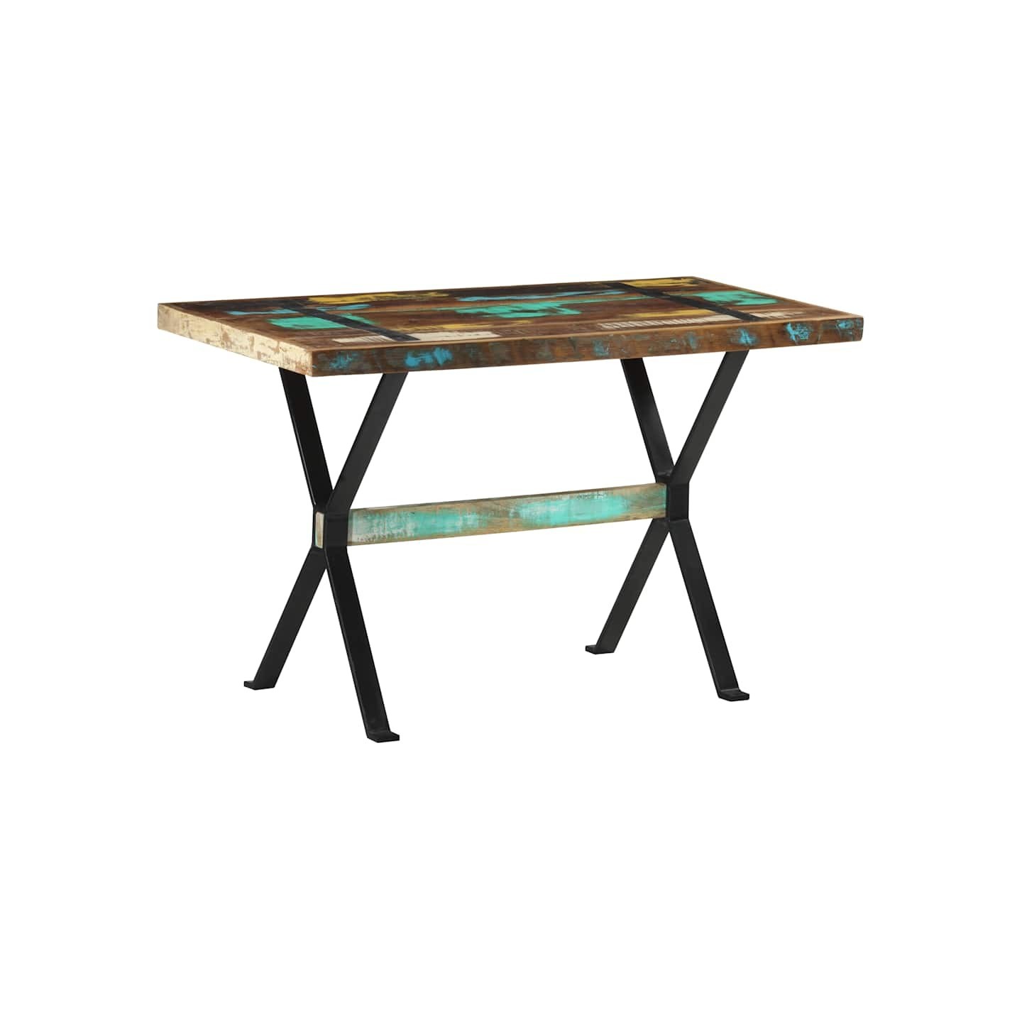 Table à manger 120x60x76 cm Bois de récupération massif
