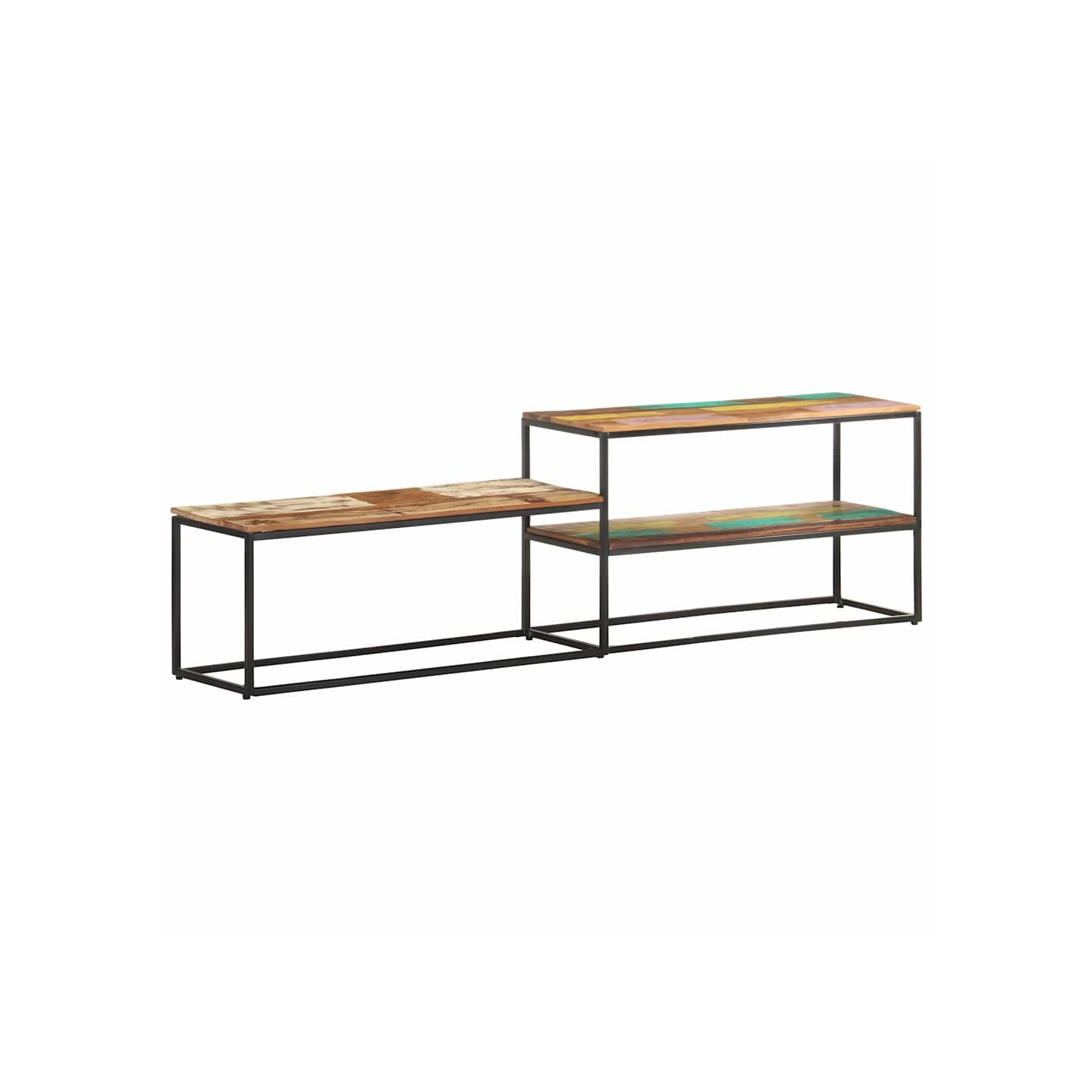 Meuble TV 180x30x50 cm Bois de récupération massif