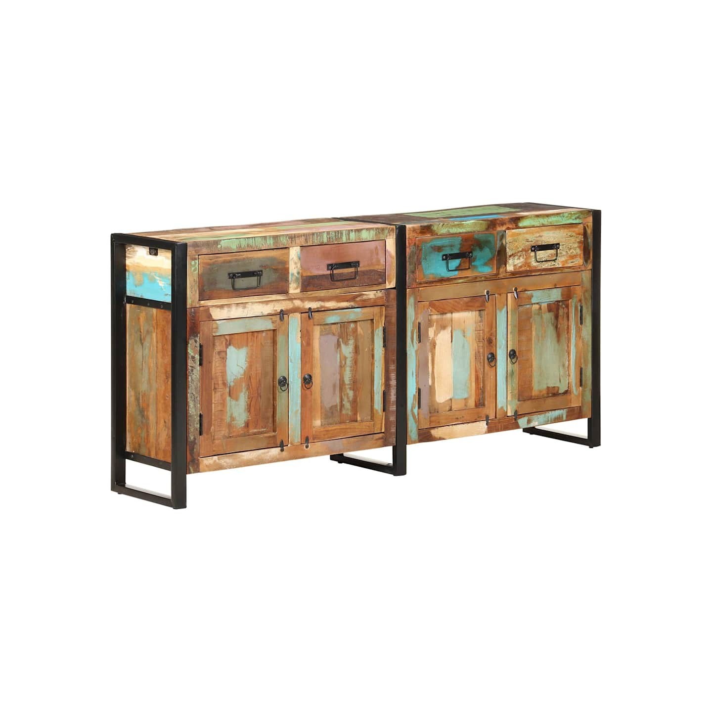 Buffet 172x35x80 cm Bois de récupération massif