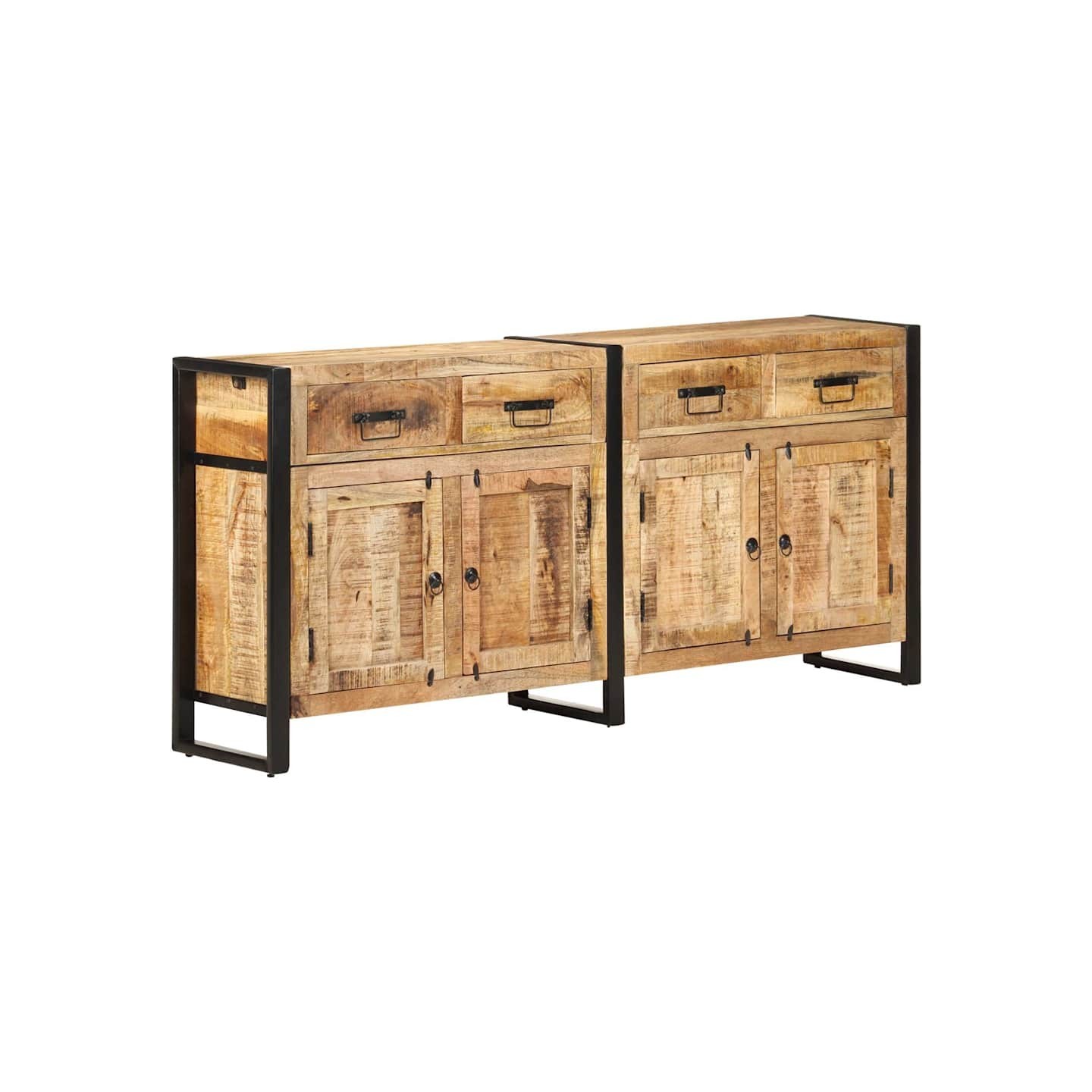 Buffet 172x35x80 cm Bois de manguier massif