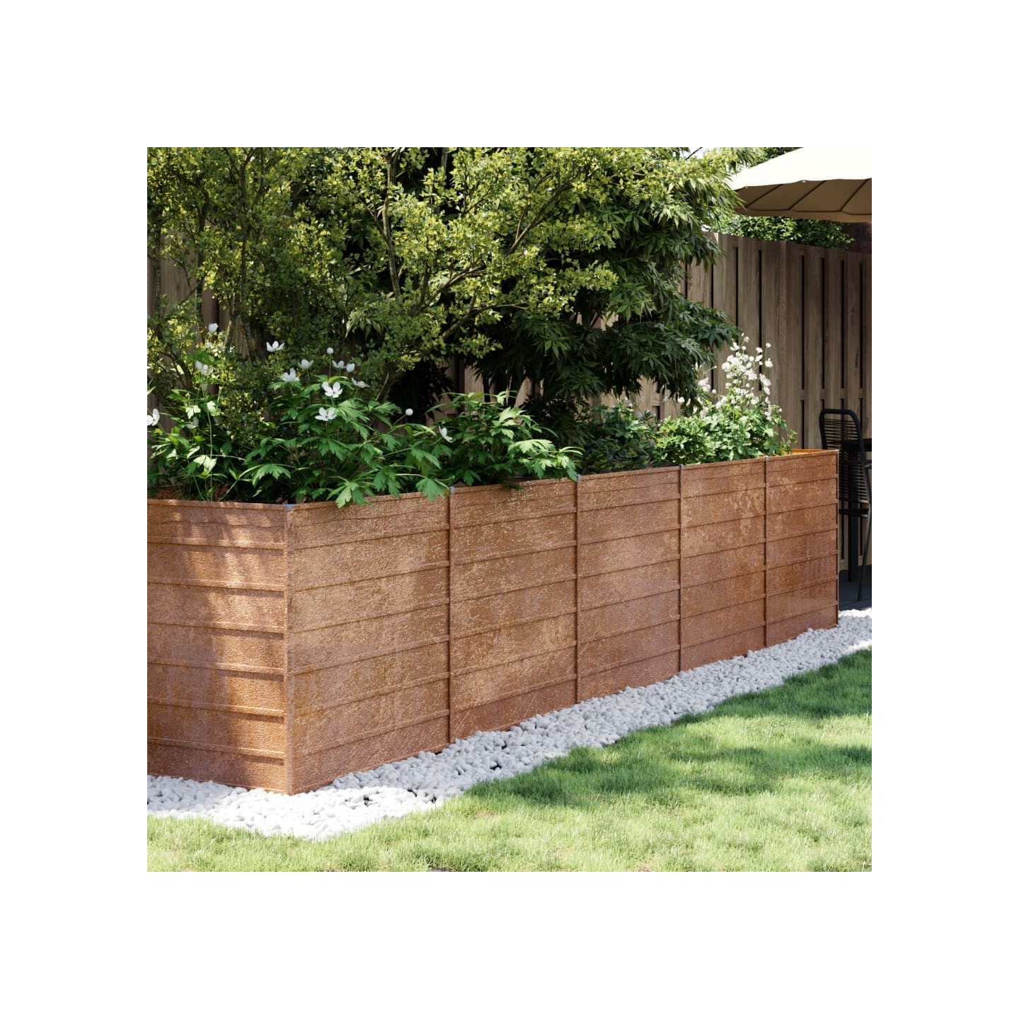 Galets polis 10 kg blanc 2-5 cm