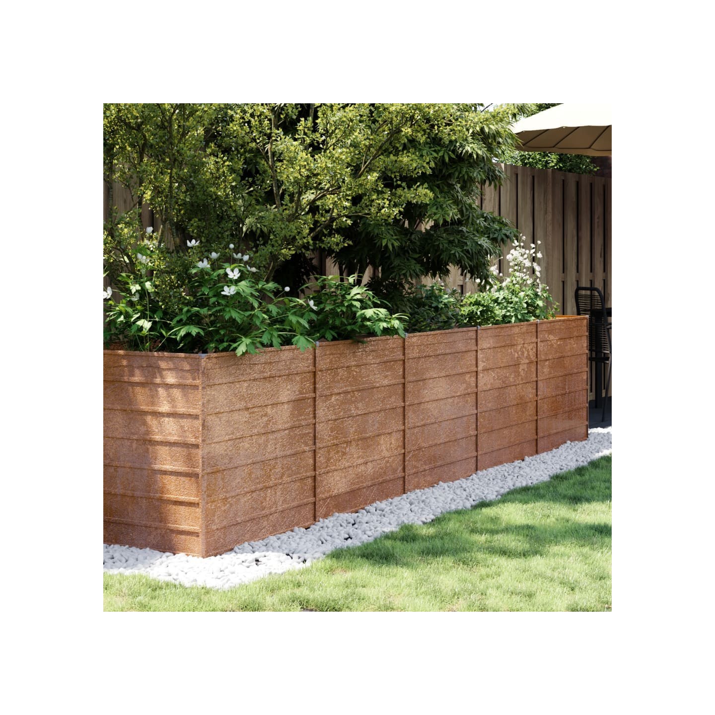 Galets polis 25 kg blanc 2-5 cm