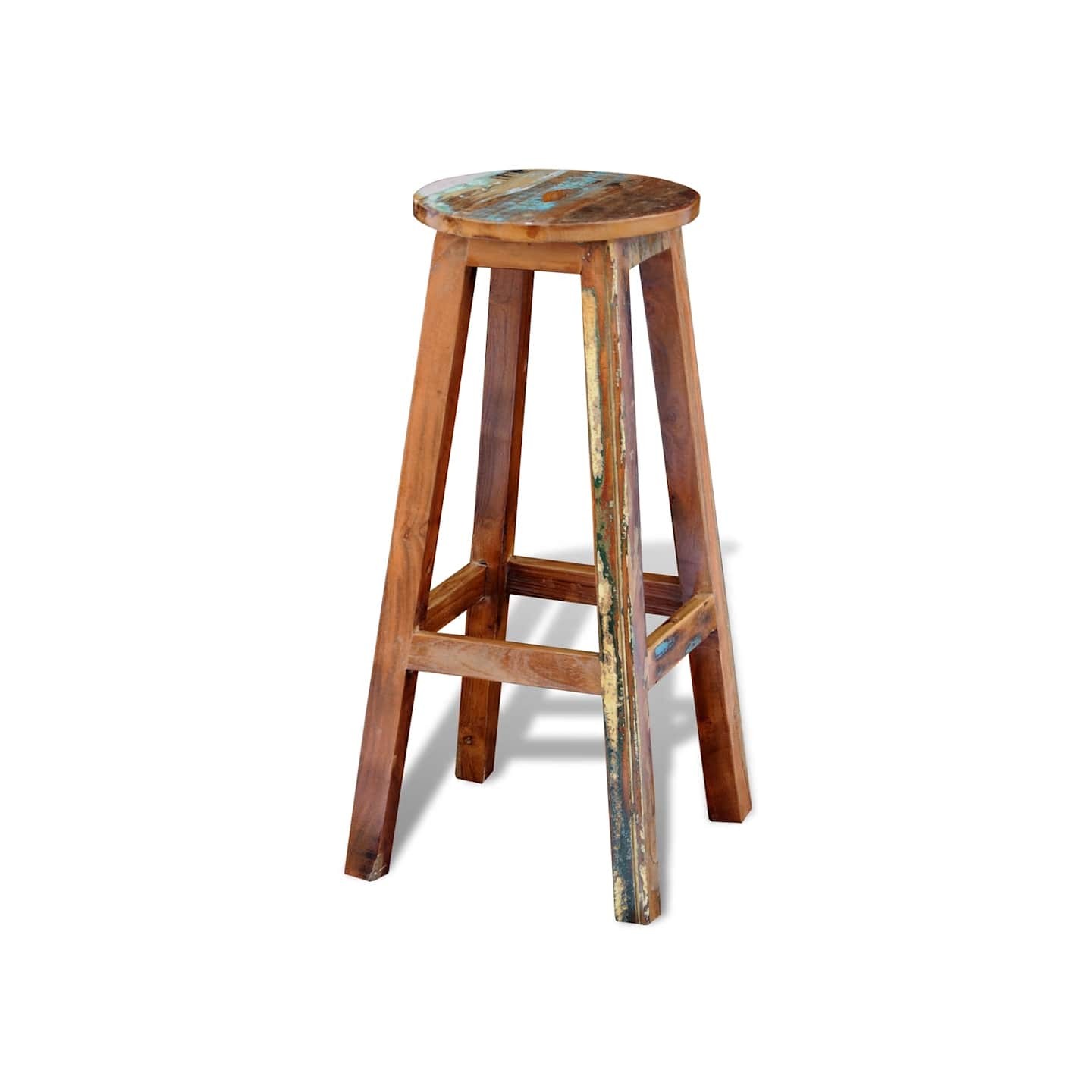 Tabouret de bar Bois de récupération massif