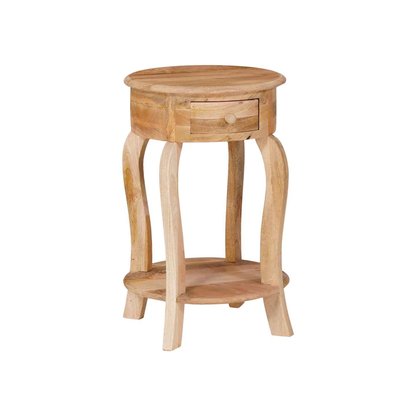 Table d'appoint 37x37x61 cm Bois de manguier massif