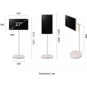 TV LED LG StandbyME 2 27LX6TDGA 27" QHD tactile | Nimestore
