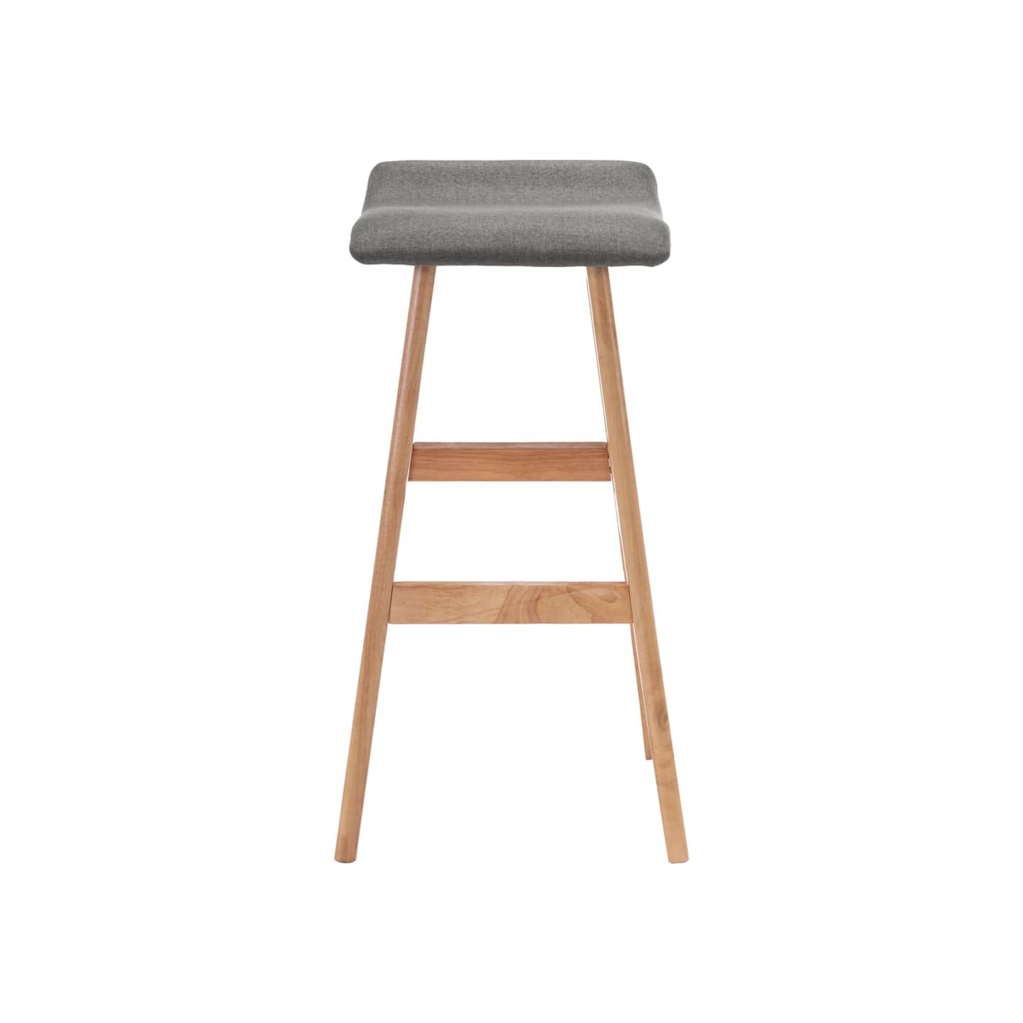 Chaise de bar Gris foncé Tissu