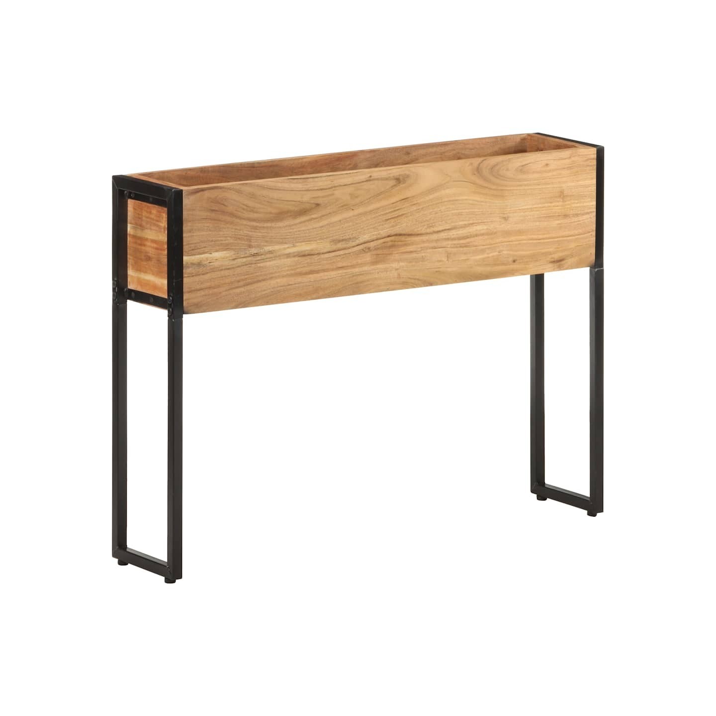 Jardinière 90x20x68 cm Bois massif d'acacia