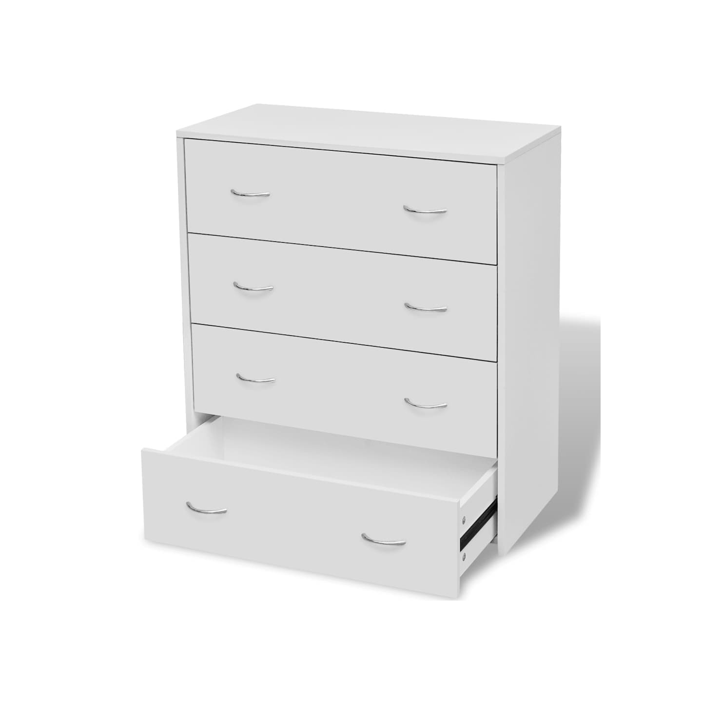 Buffet avec 4 tiroirs 60x30,5x71 cm Blanc