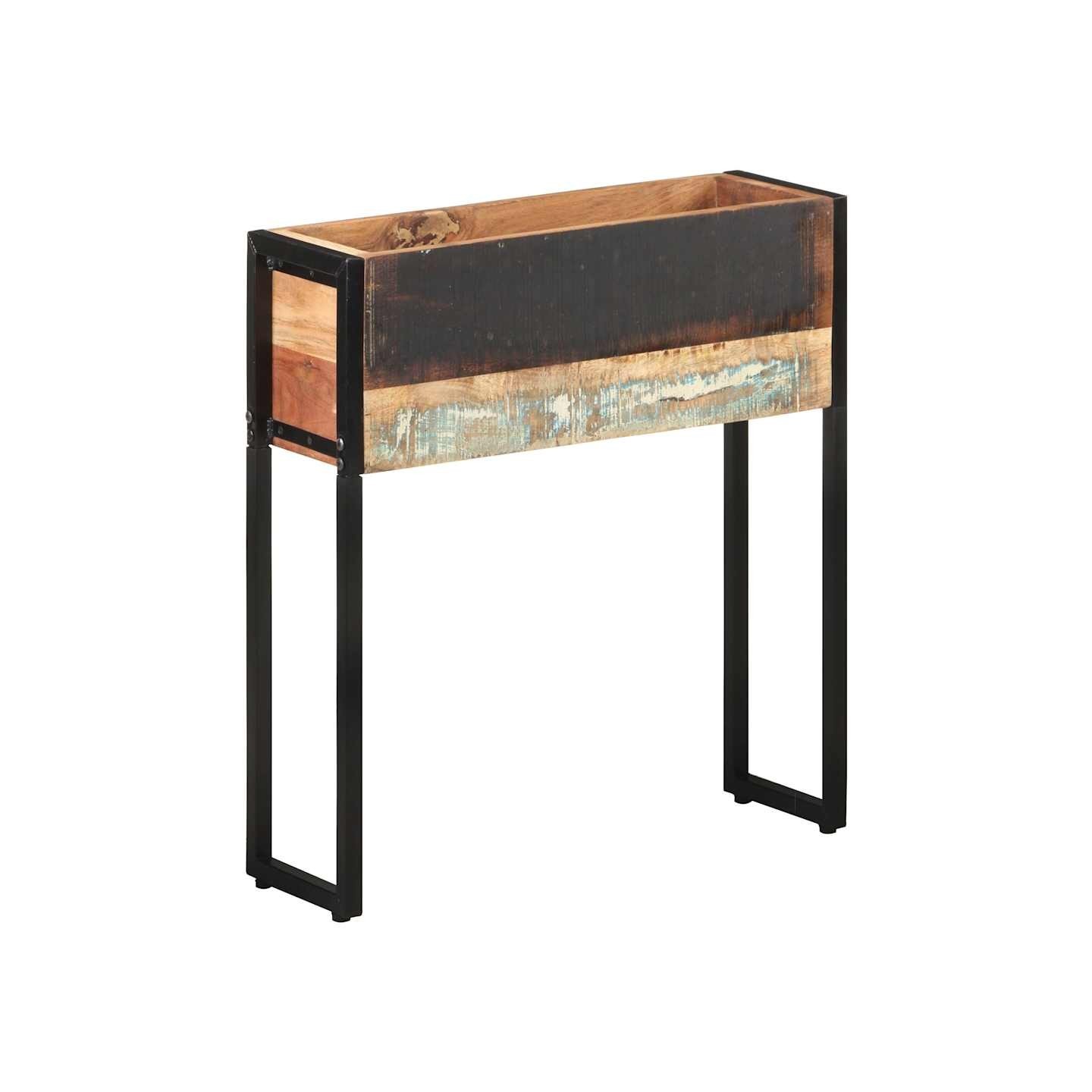 Jardinière 60x20x68 cm Bois de récupération massif