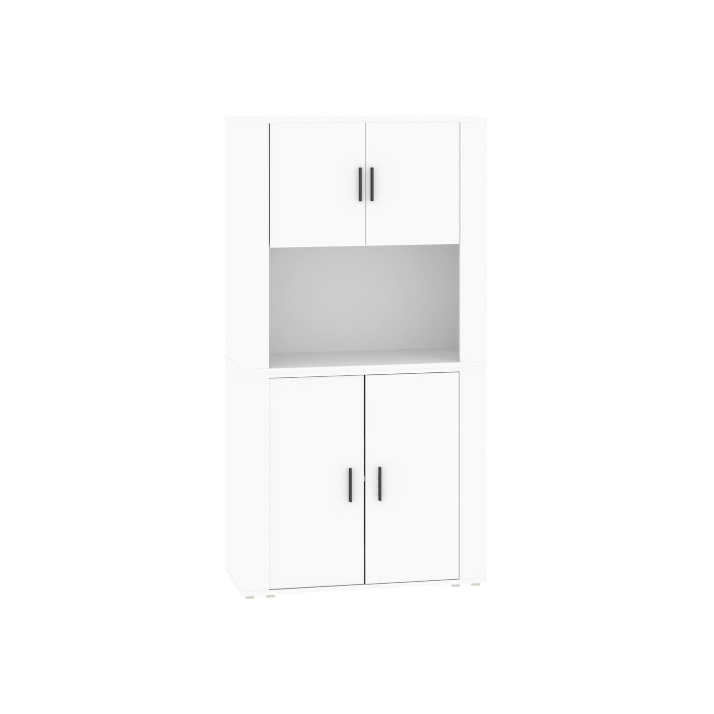 Buffet haut Blanc Bois d'ingénierie