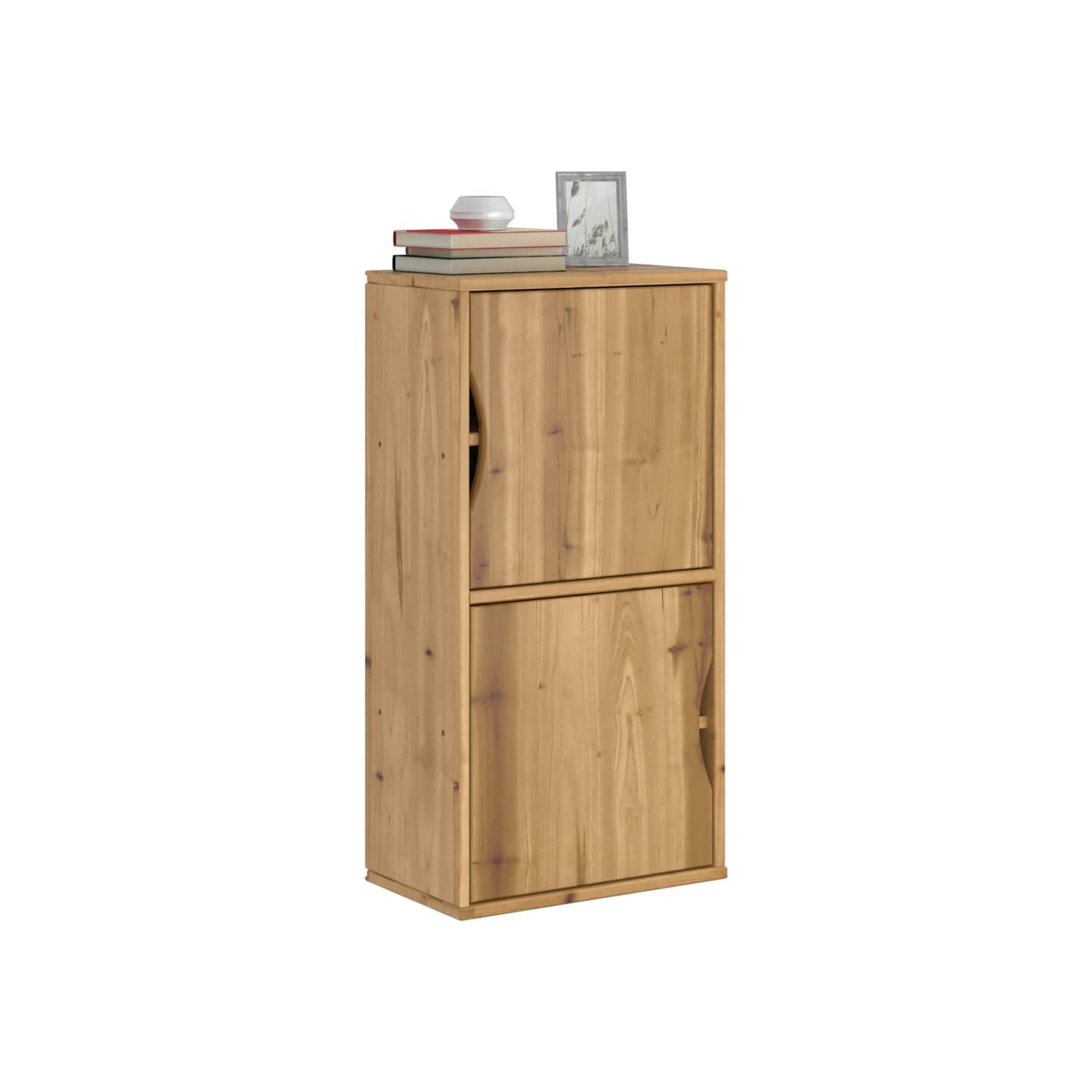 Armoire latérale ODDA 40x24x79 cm bois massif pin