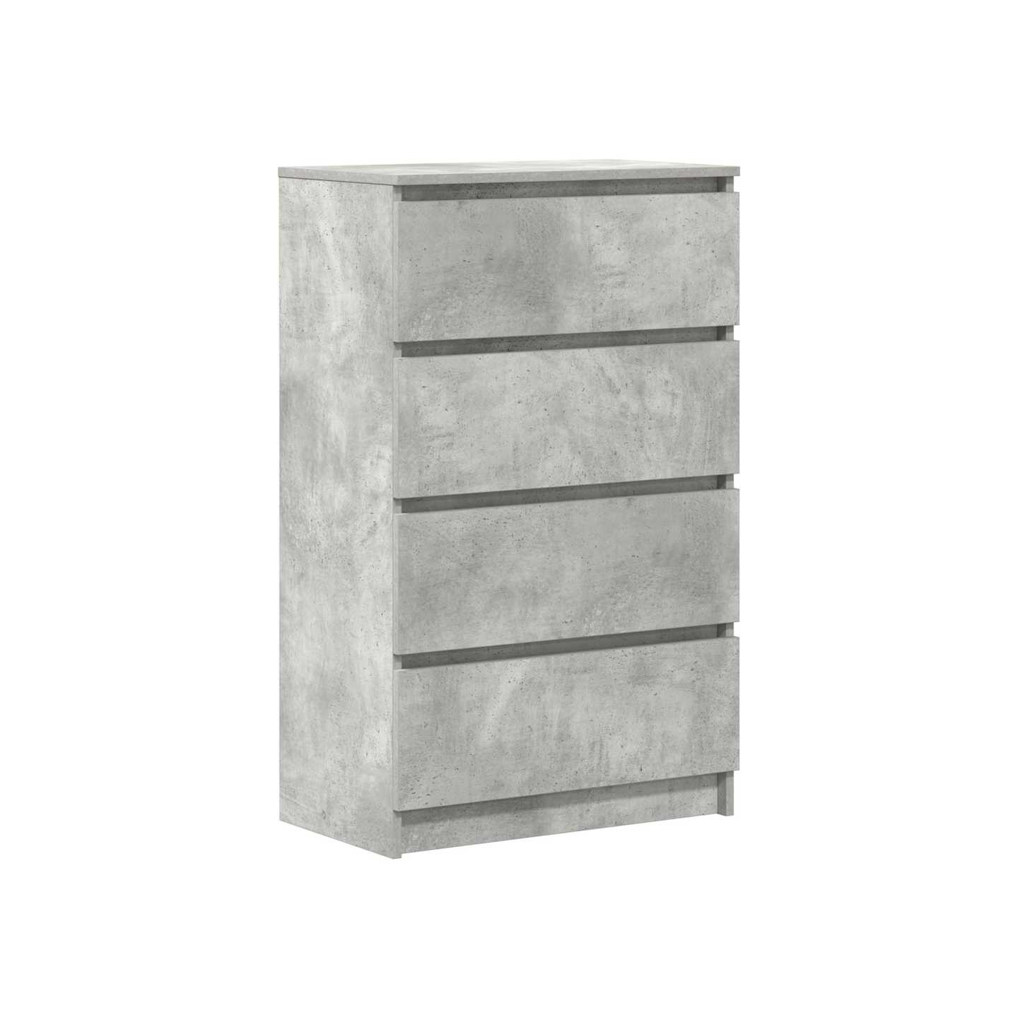 Buffet Gris béton 60x35x98,5 cm Bois d'ingénierie