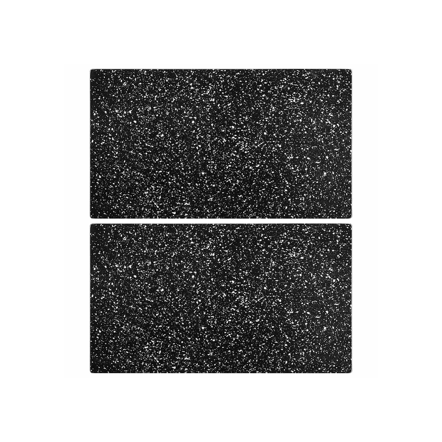 Planches à découper 2 pcs avec motif de granit Verre trempé