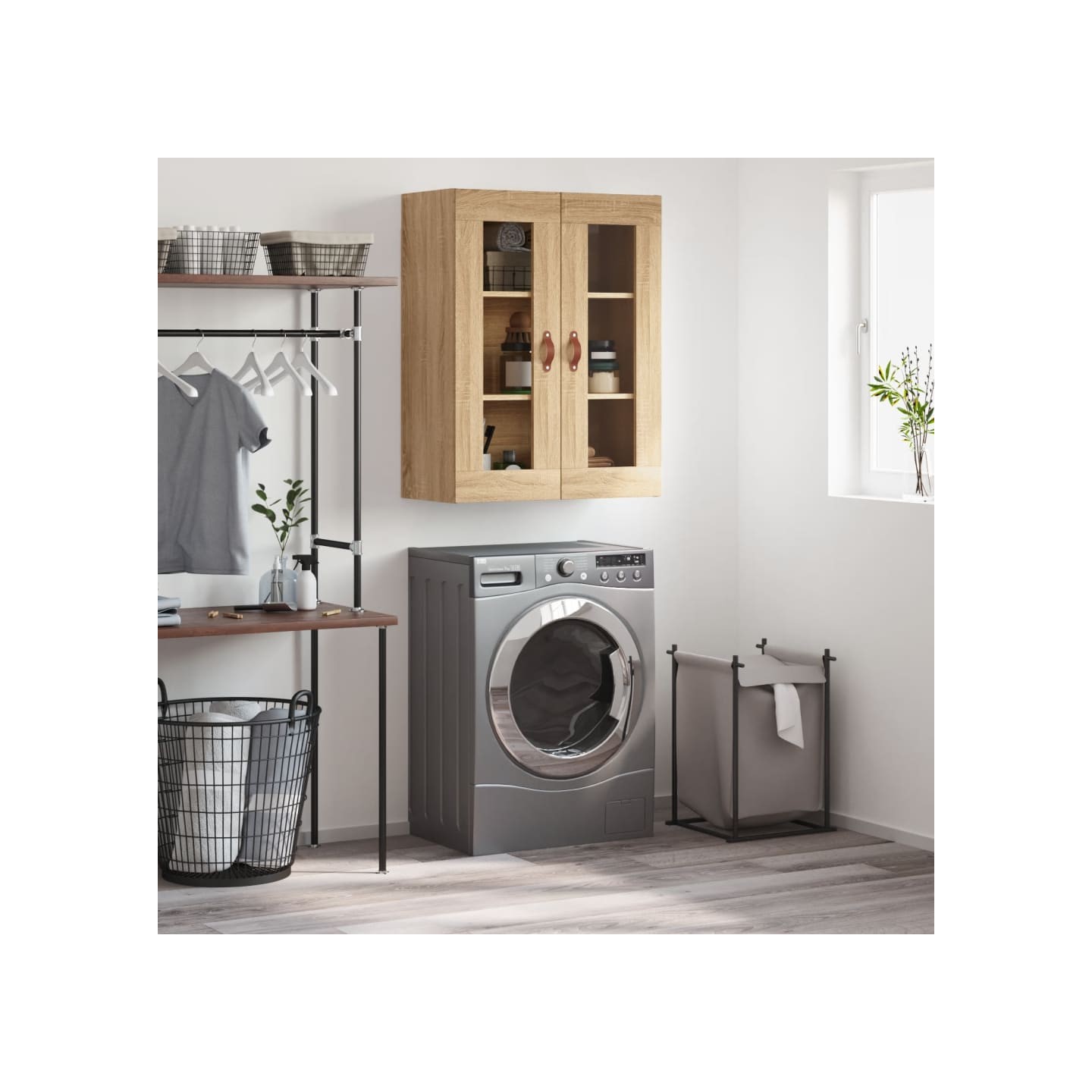 Armoire murale chêne sonoma 69,5x34x90 cm