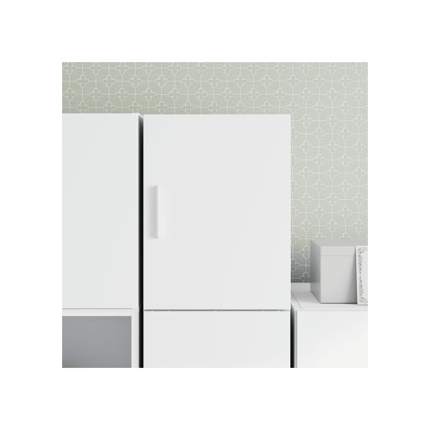 Armoire murale blanc 30x42,5x40 cm bois d'ingénierie