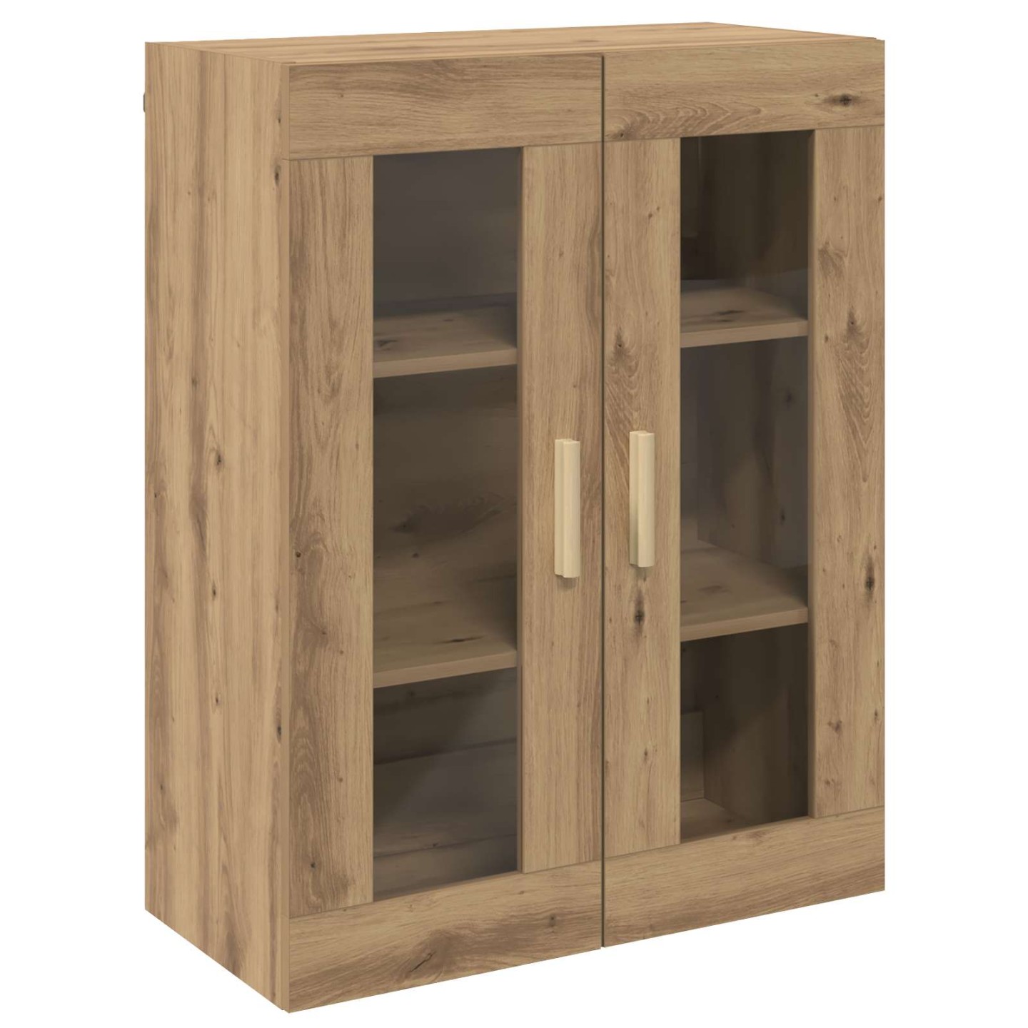 Armoire murale suspendue chêne artisanal 69,5x34x90 cm