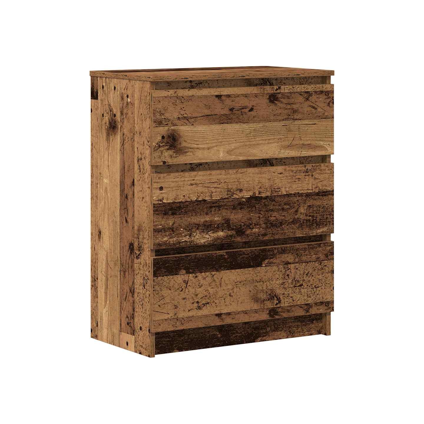 Buffet en bois ancien 60x35x76 cm bois d'ingénierie