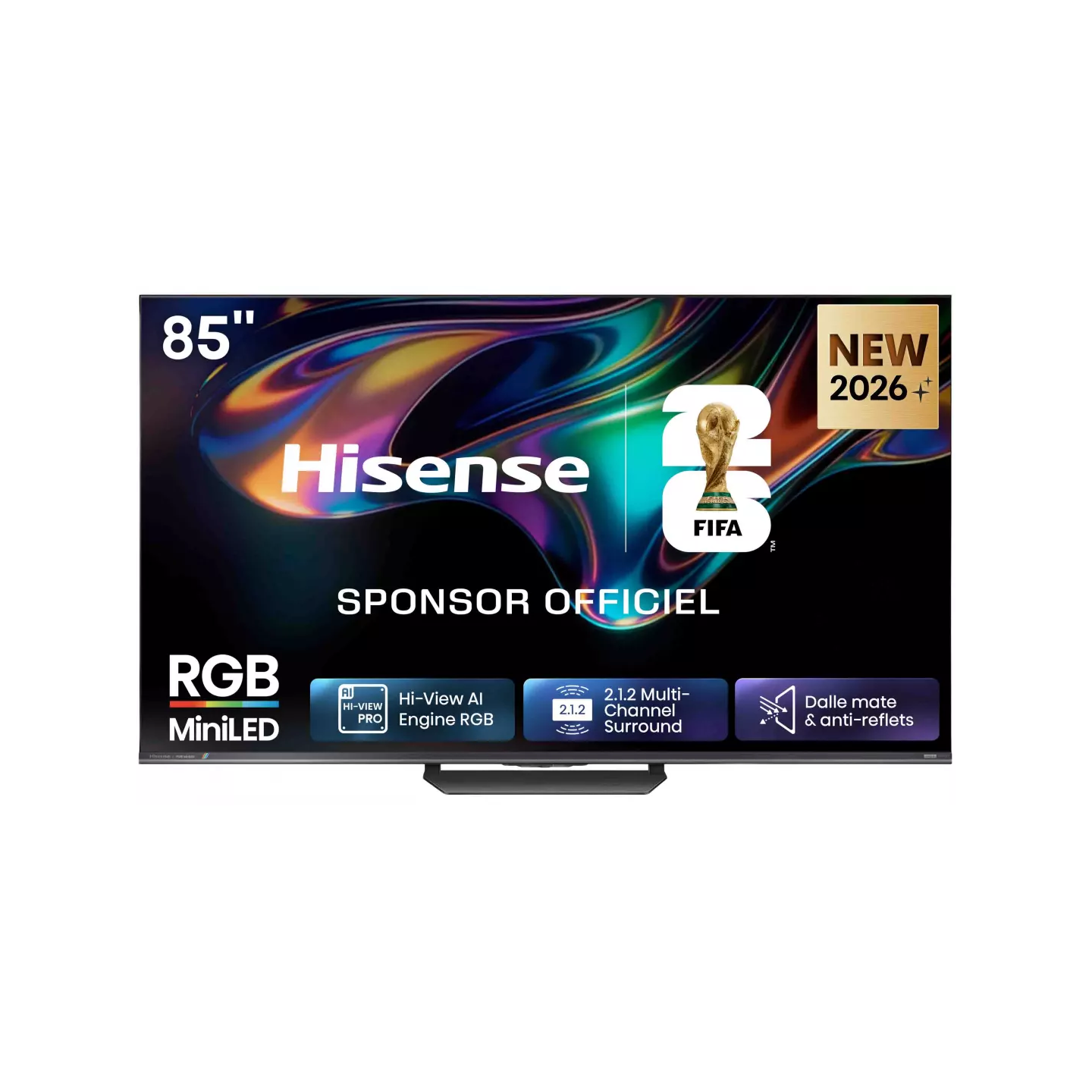 TV MiniLED Hisense 85UR8S 85" 4K 180 Hz 3500 nits | Nimestore