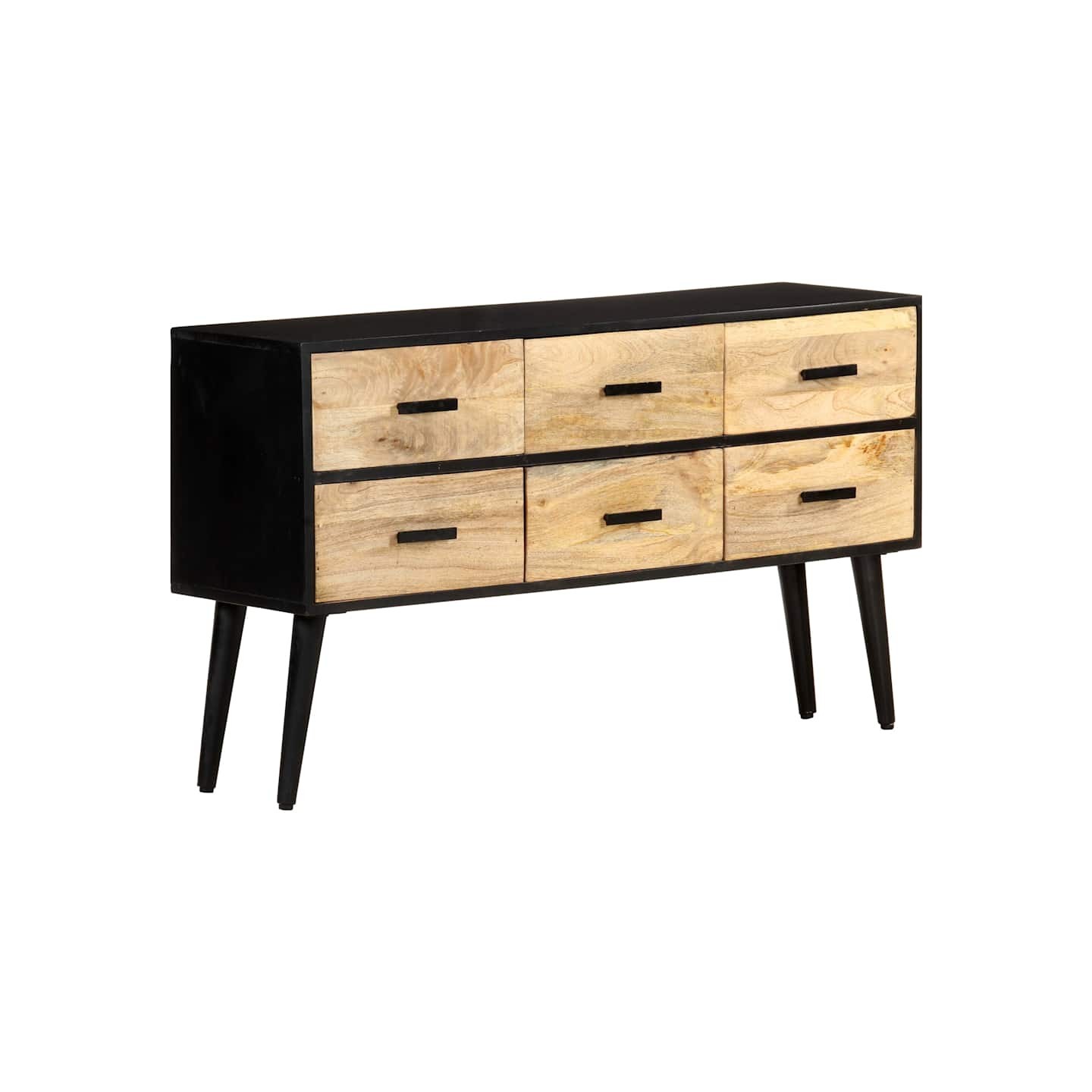 Buffet 110x33x64 cm Bois de manguier massif