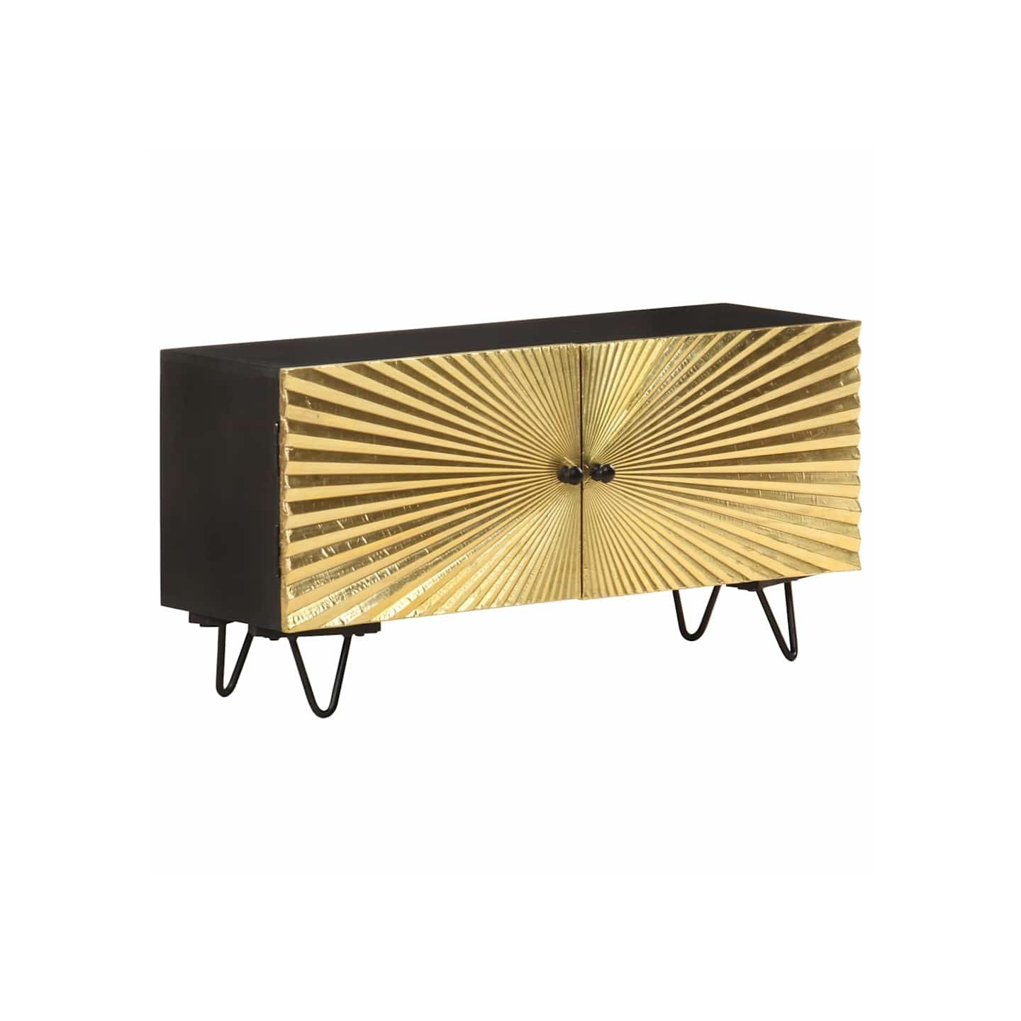Meuble TV 90x30x45 cm Bois de manguier massif