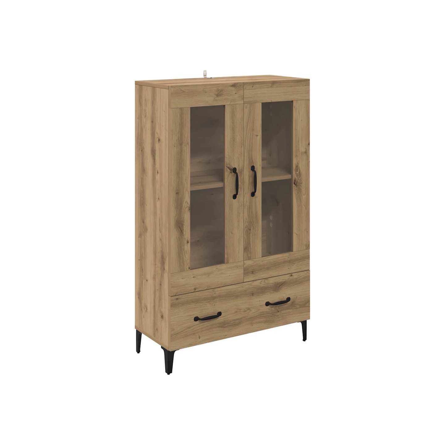 Haut Armoire Chêne artisanal 70 x 31 x 115 cm