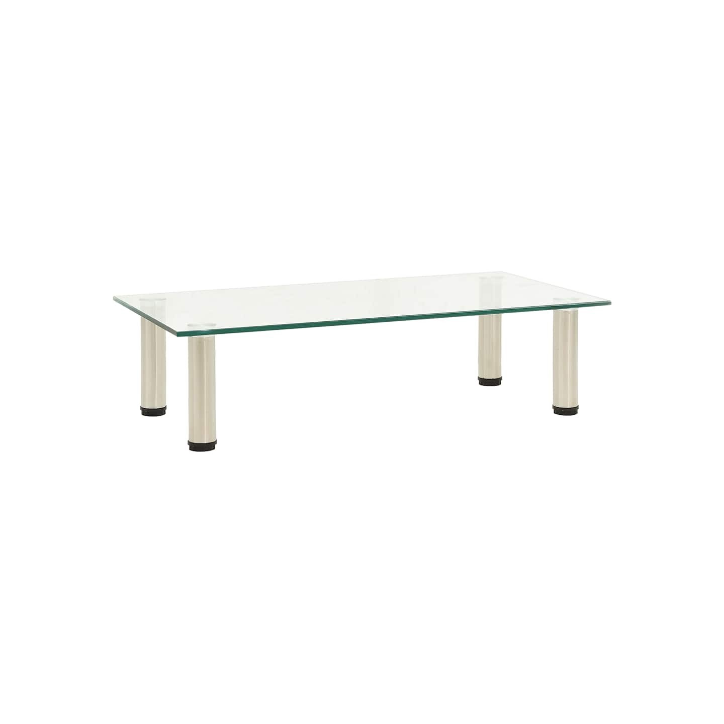 Meuble TV Transparent 60x35x17 cm Verre trempé