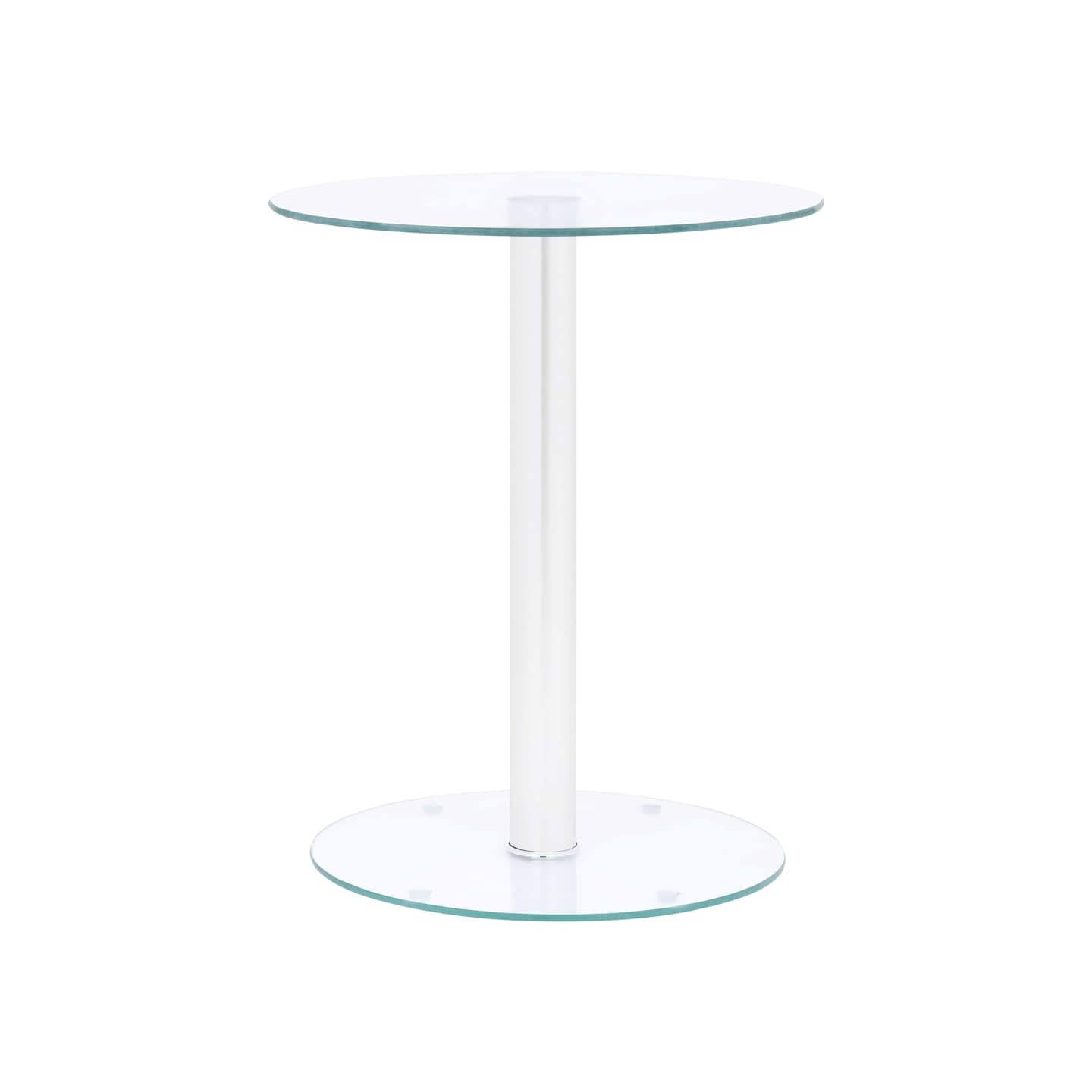 Table basse Transparent 40 cm Verre trempé