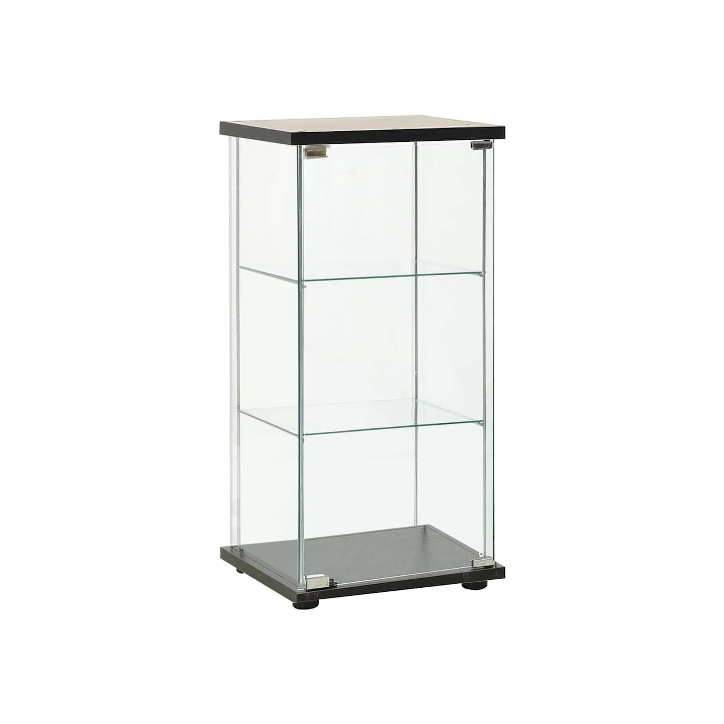 Armoire de rangement Verre trempé Noir