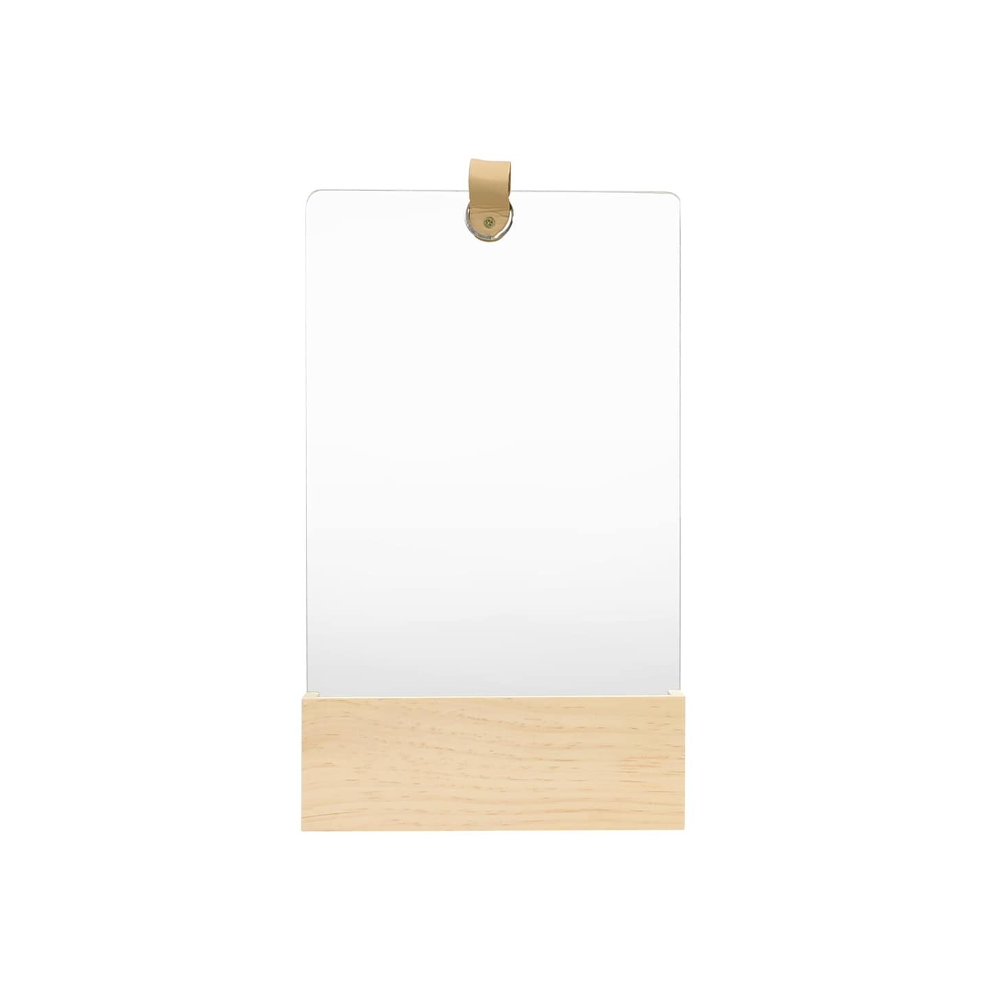 Miroir mural Bois de pin massif 23x39,5 cm