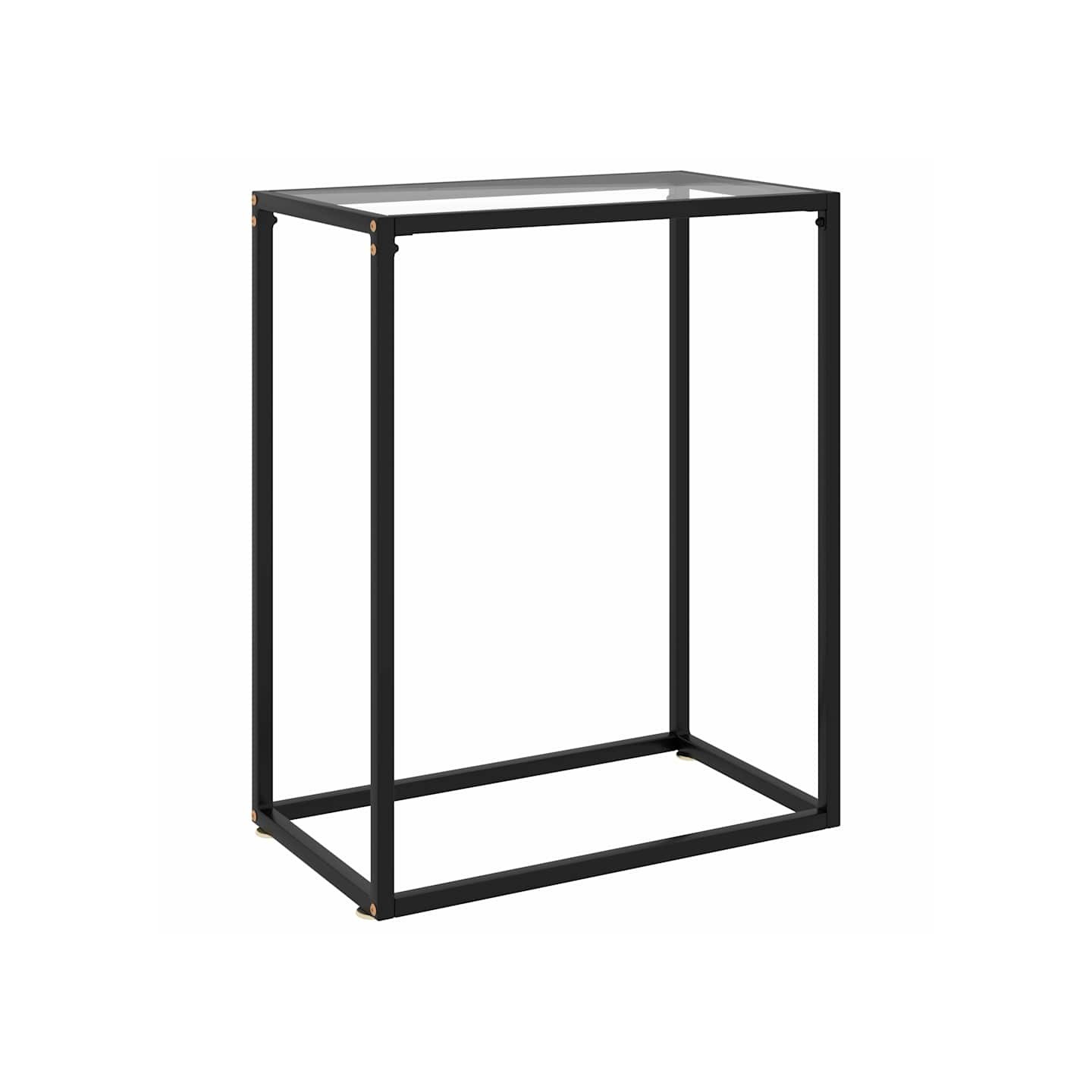 Table console Transparent 60x35x75 cm Verre trempé