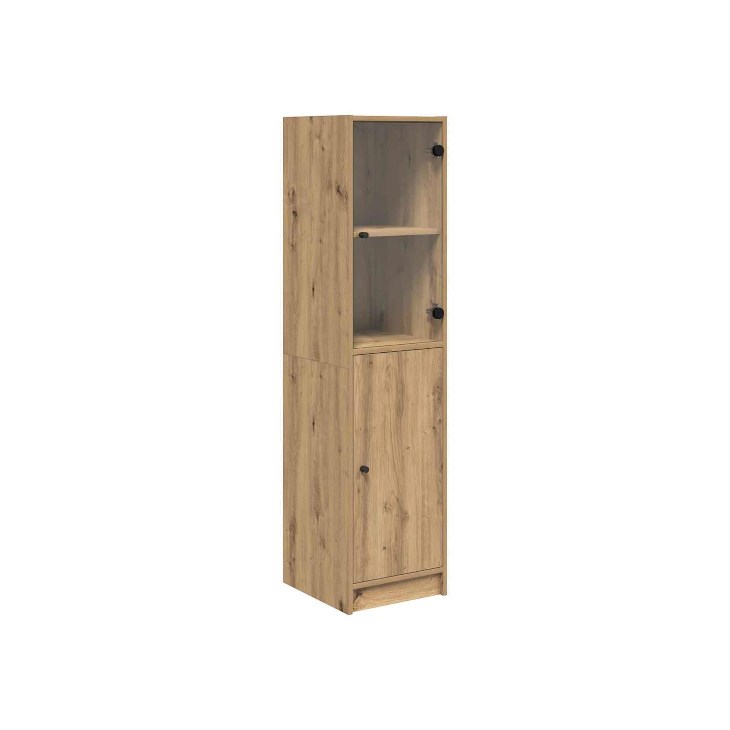 Haut Armoire Chêne artisanal 35 x 37 x 142 cm Bois d'ingénierie