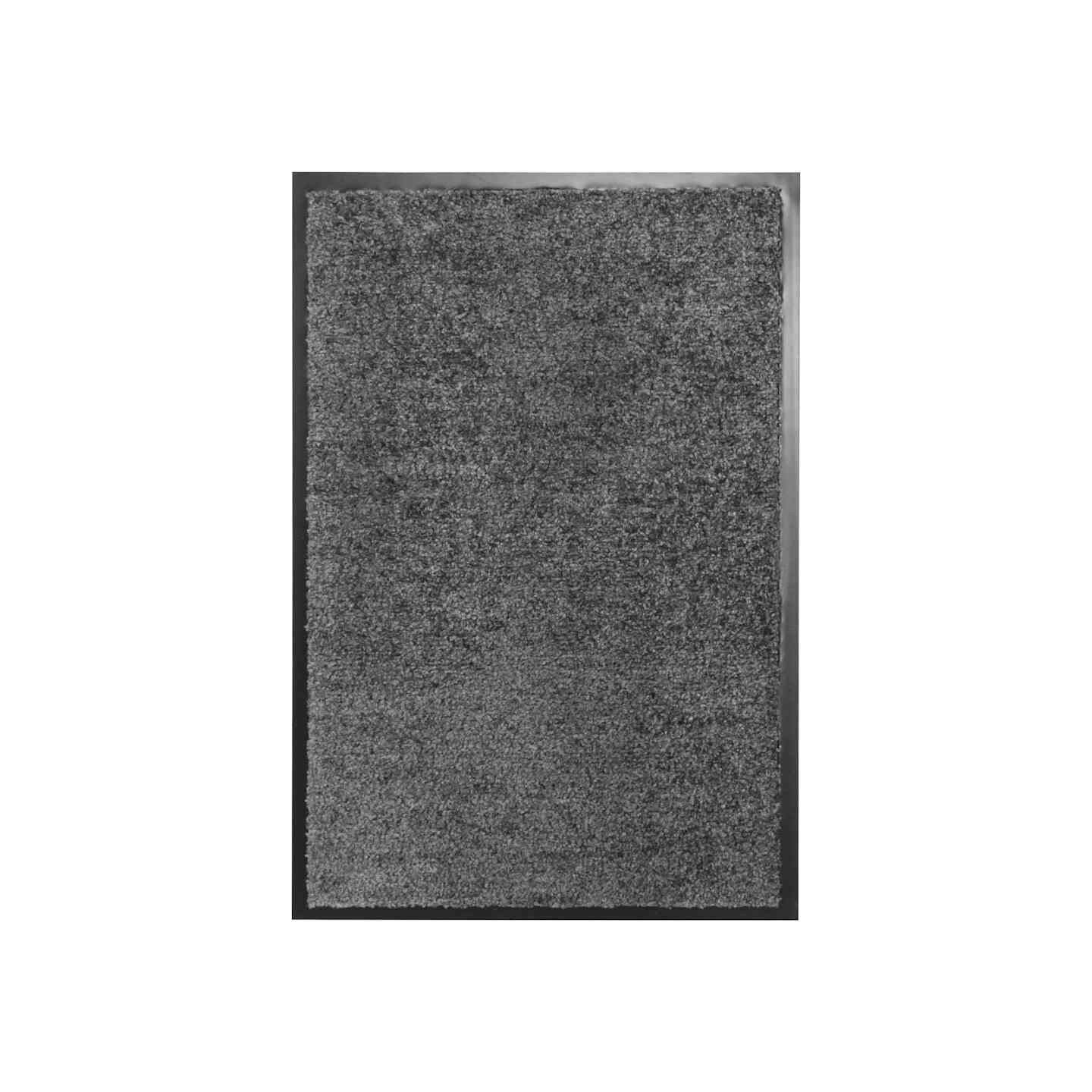 Paillasson lavable Anthracite 40x60 cm