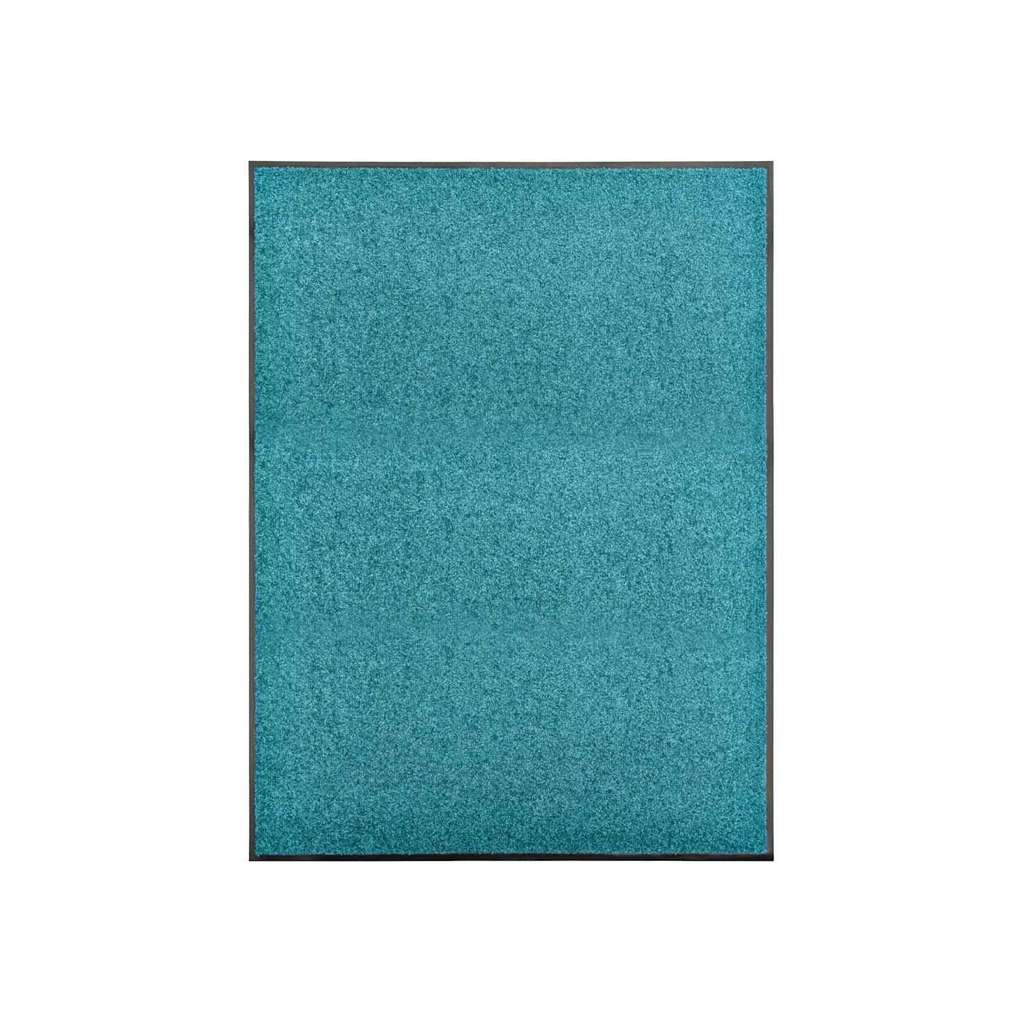 Paillasson lavable Cyan 90x120 cm