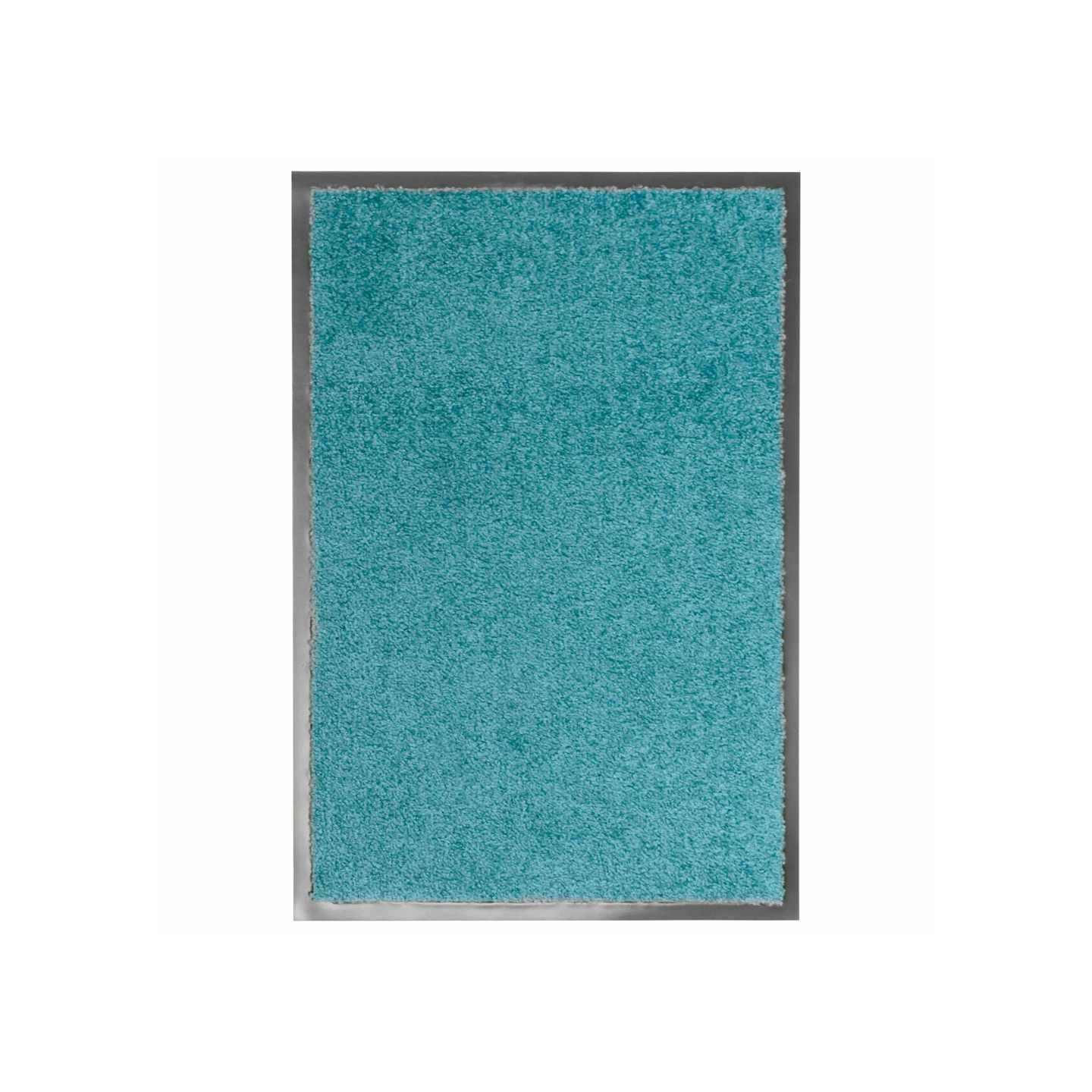 Paillasson lavable Cyan 40x60 cm