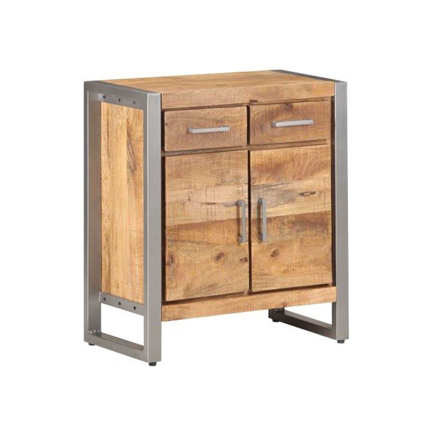 Buffet 60x35x72 cm Bois de manguier brut