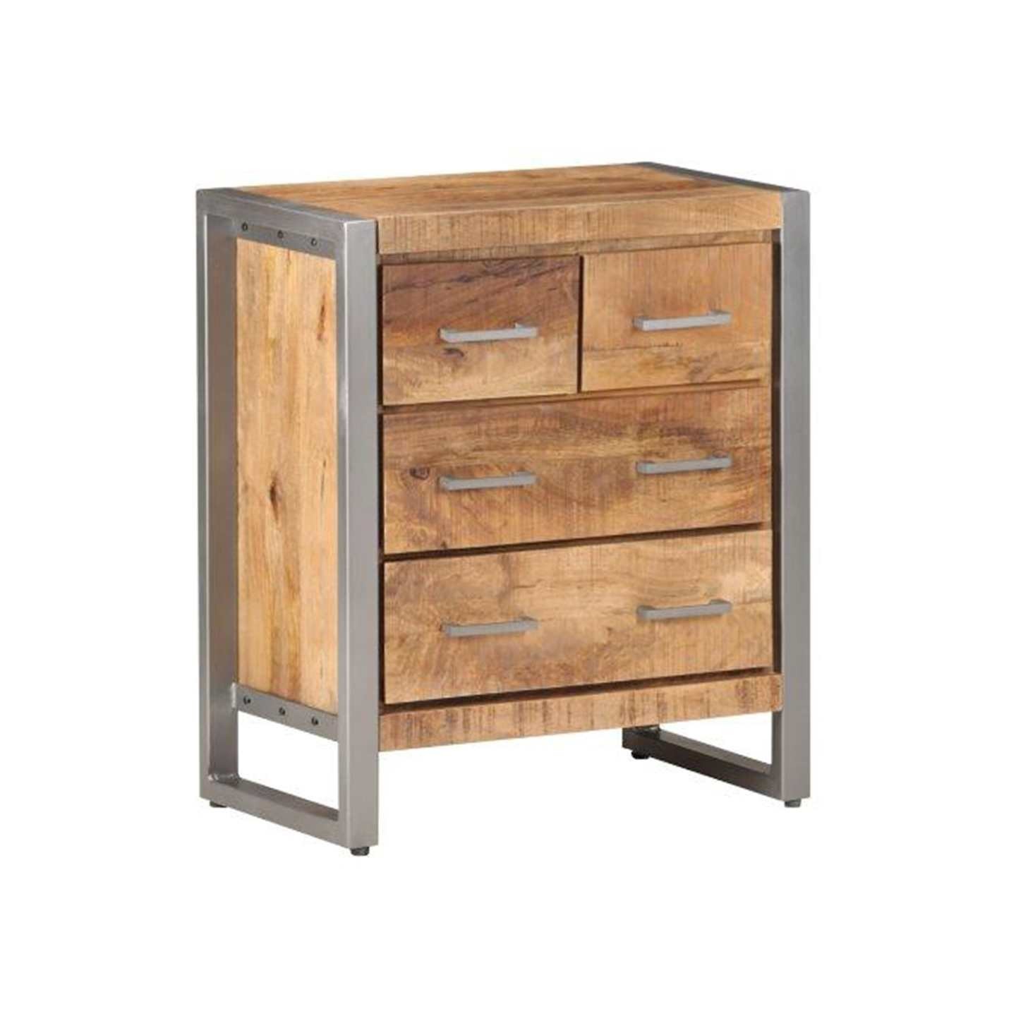 Buffet 60x35x70 cm Bois de manguier brut